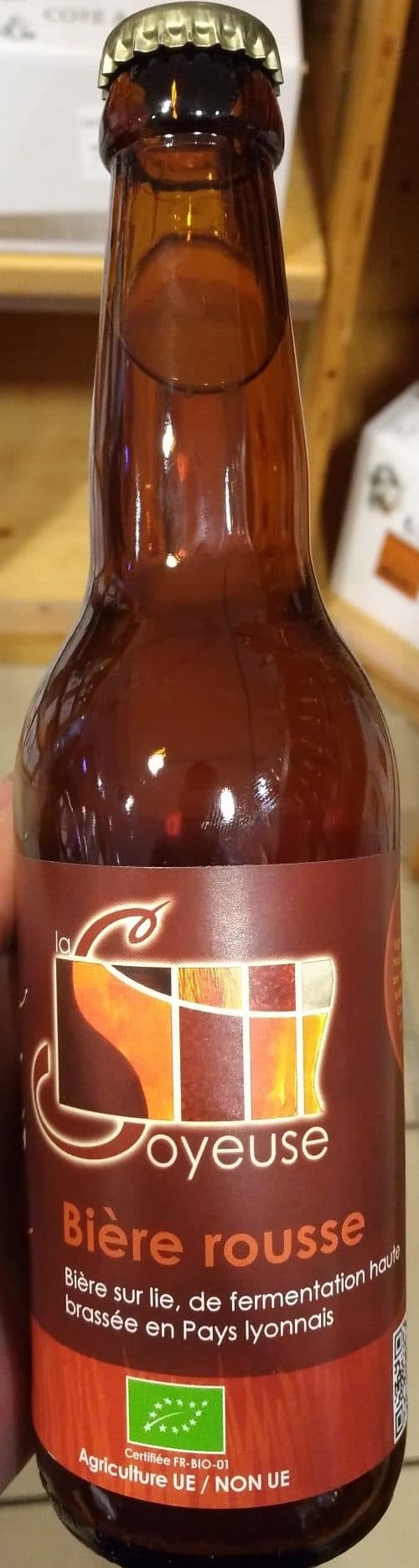 La Soyeuse Bière rousse packshot