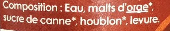 La Soyeuse Bière rousse packshot