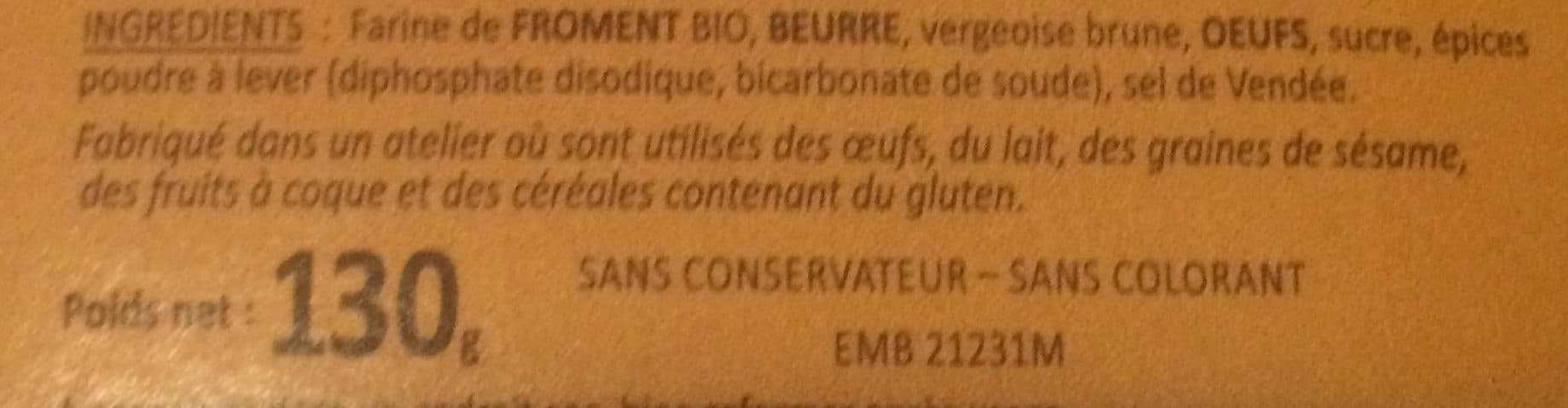 Maison Toussaint Spéculoos packshot