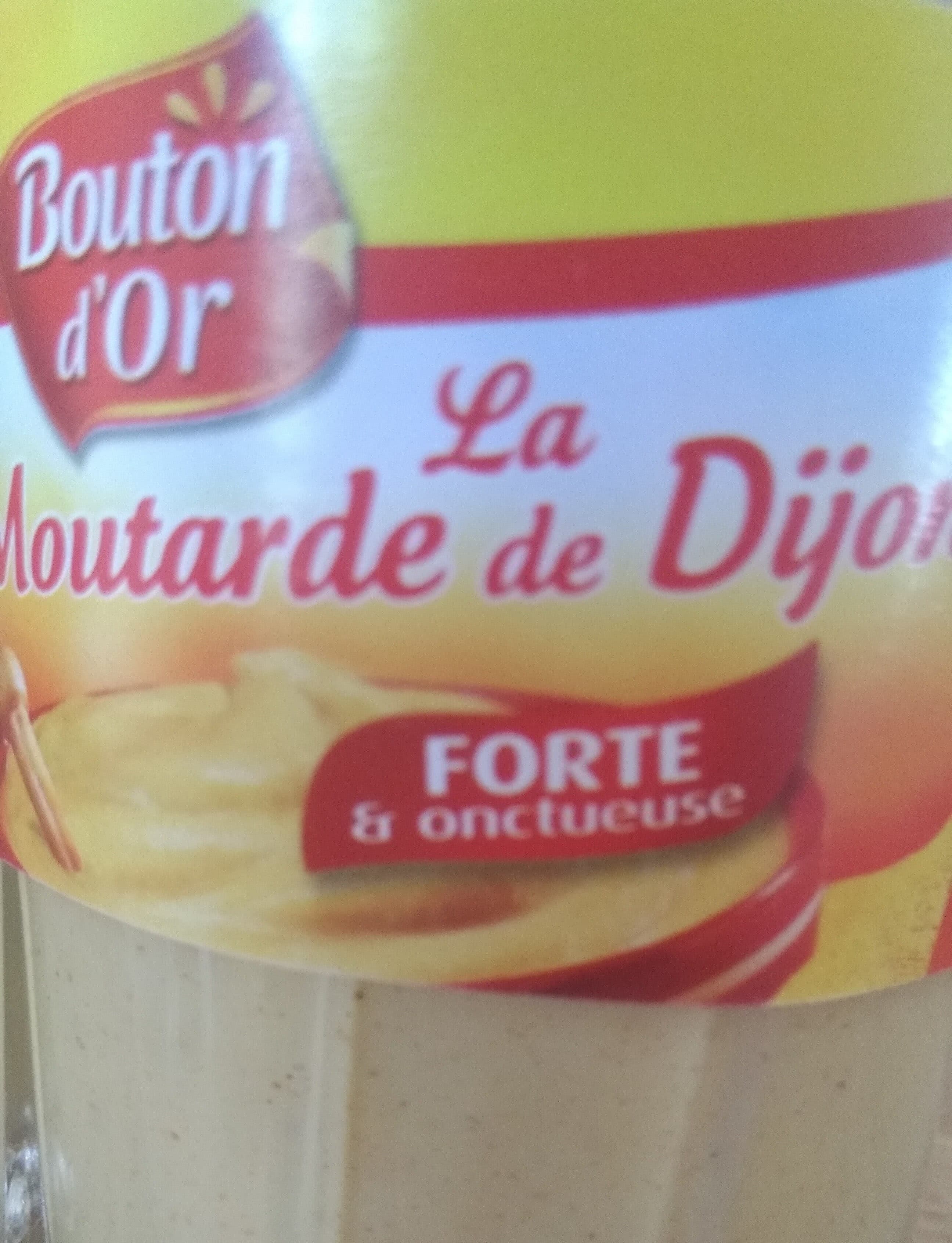Bouton d'or La moutarde de Dijon packshot