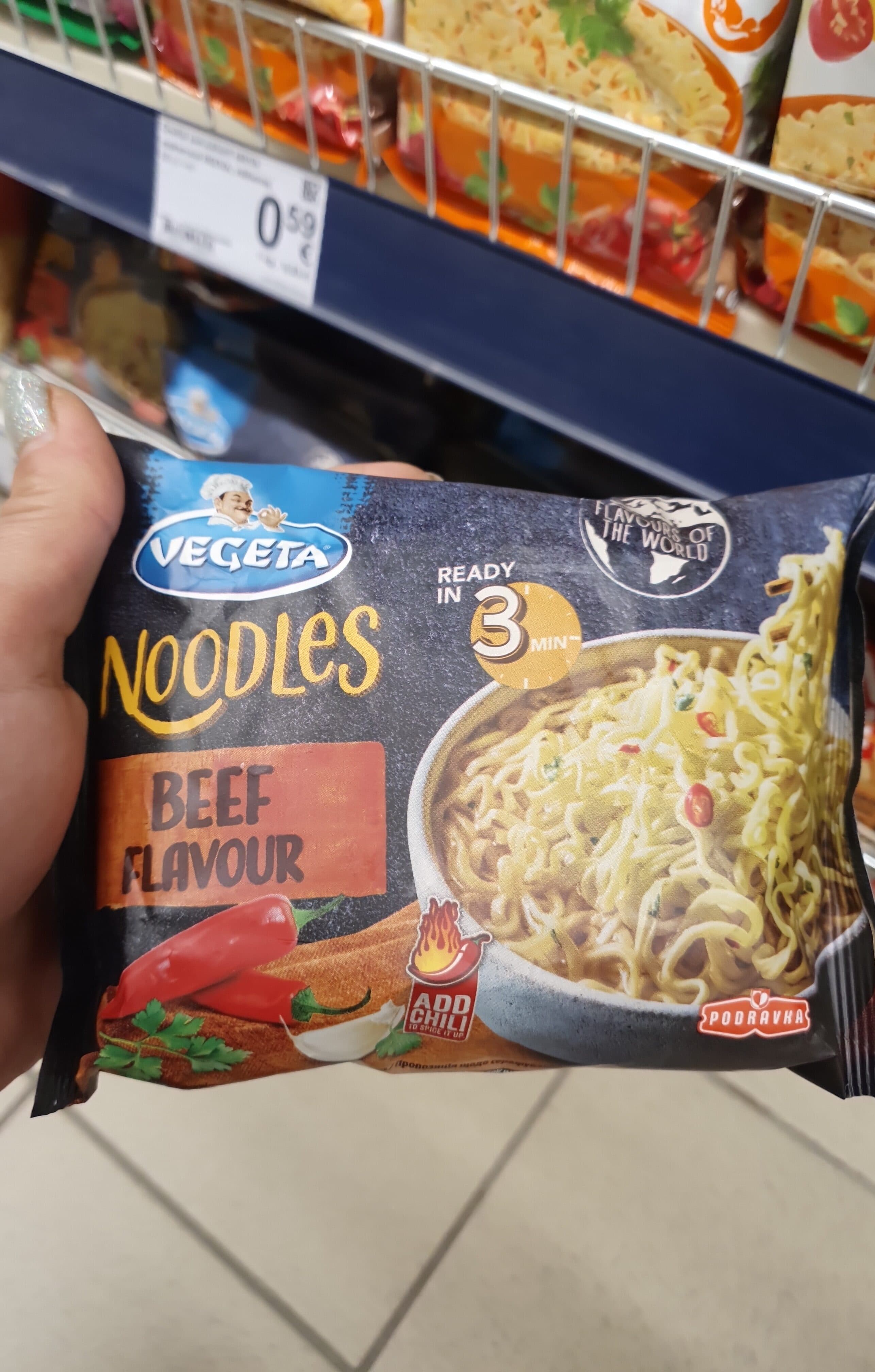 Vegeta VEGETA NOODLES BEEF FLAVOUR packshot