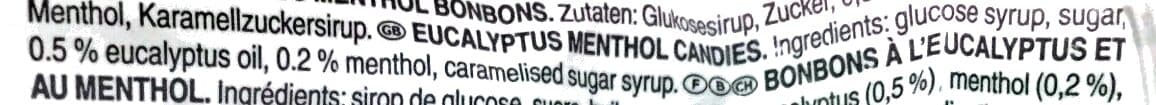 Candymex Eukalyptus Menthol Original Bonbons packshot