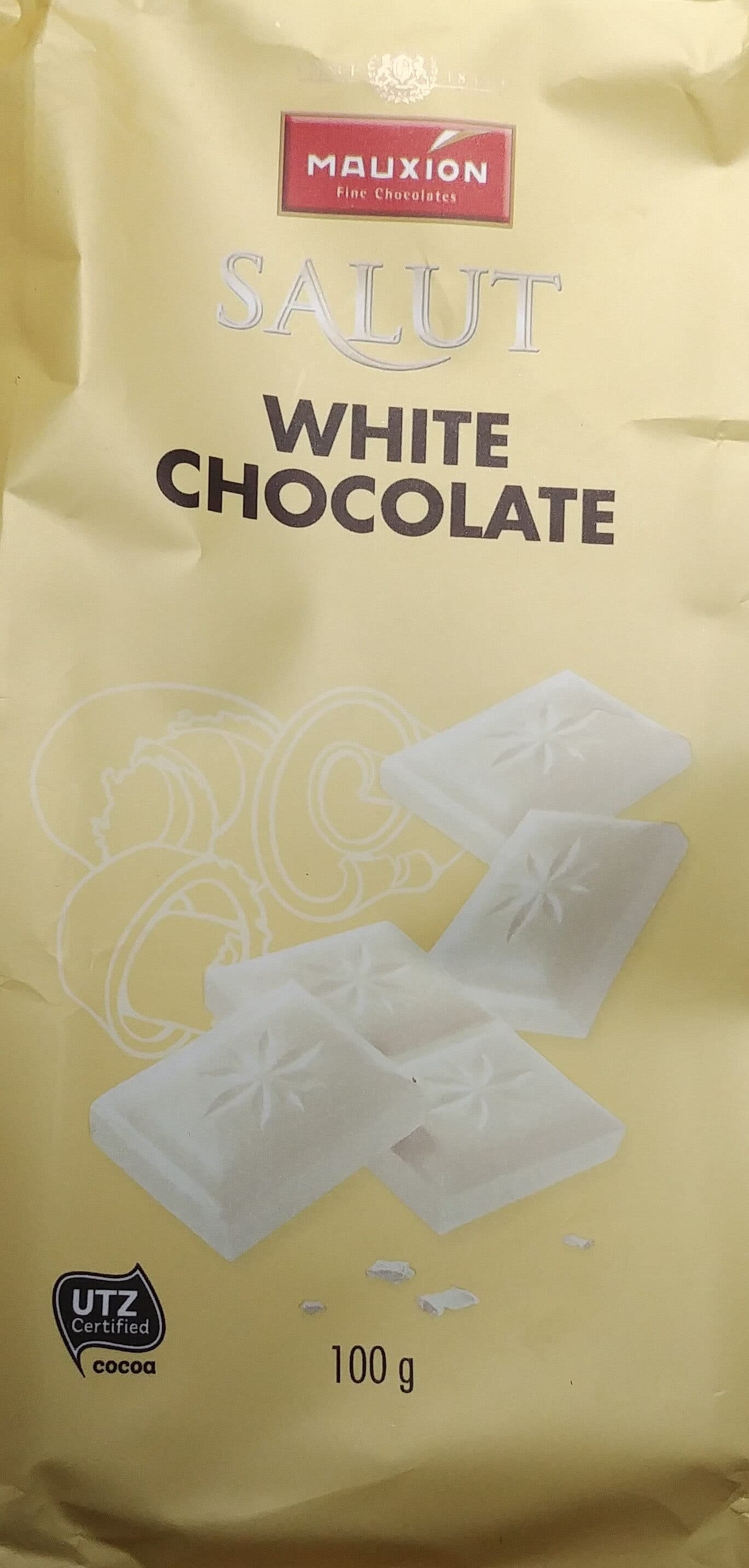 Mauxion Biała czekolada packshot