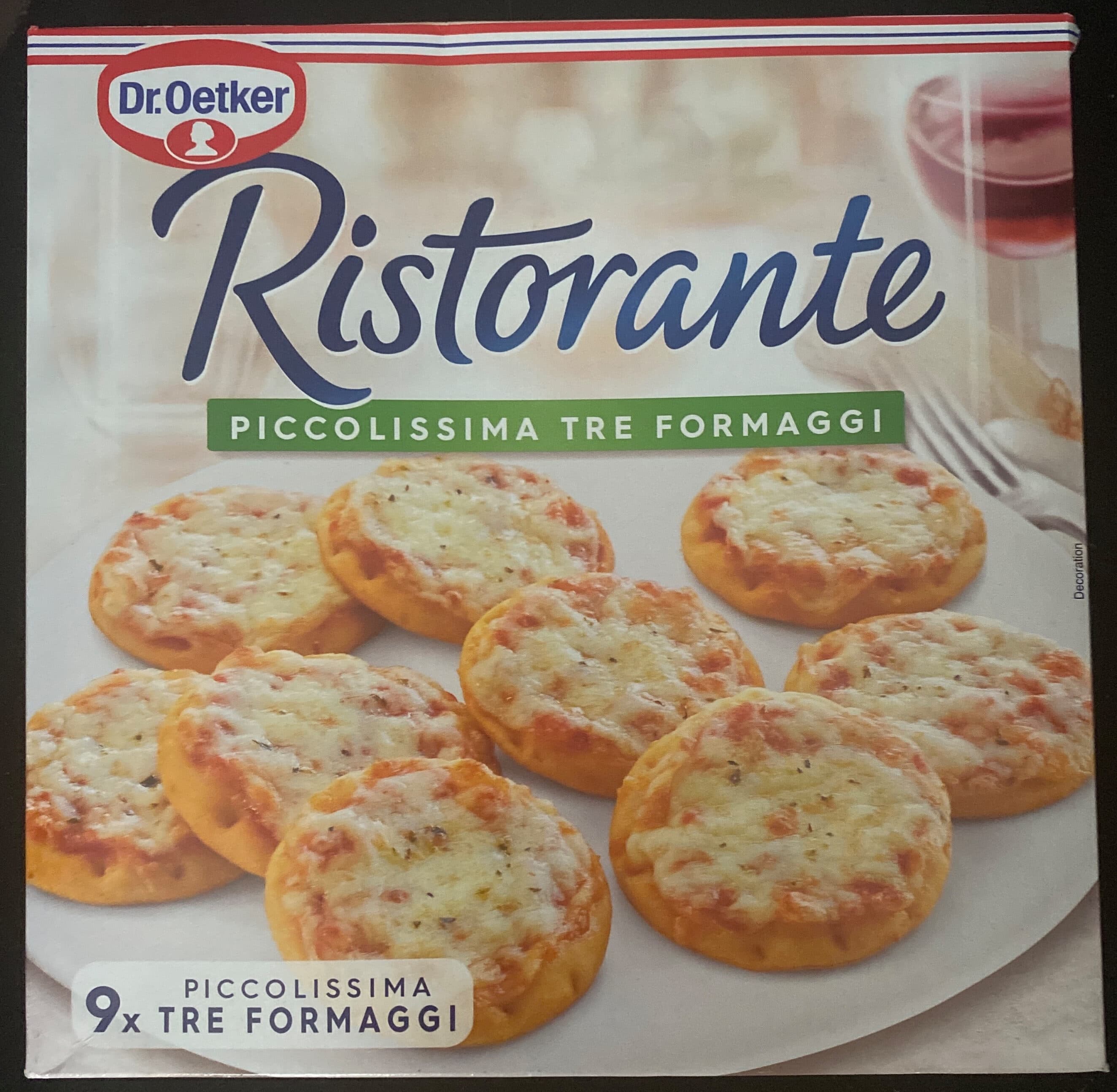 Dr. Oetker Ristorante Piccolissima Tre Formaggi packshot