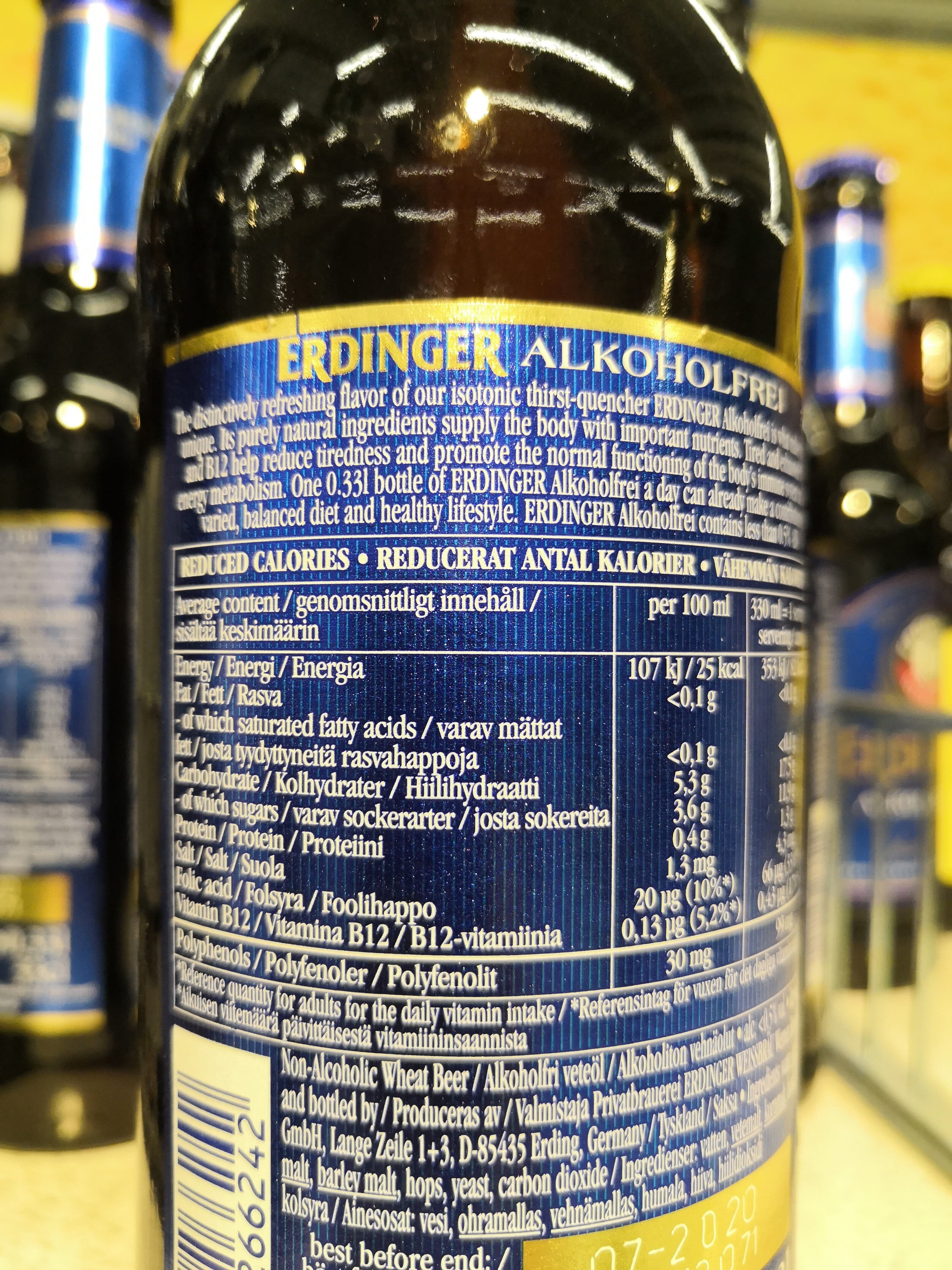 Erdinger Erdinger Alkoholfrei packshot