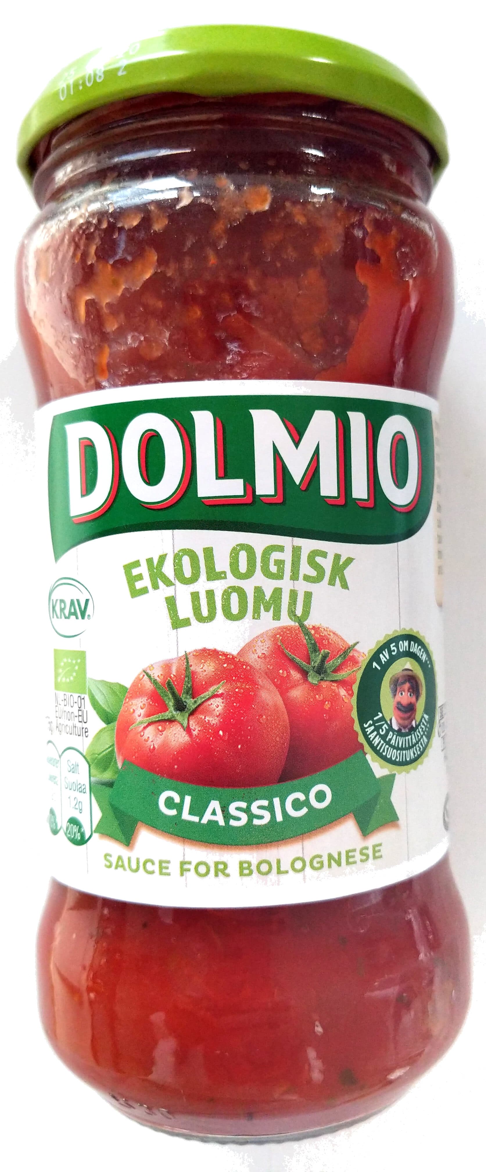 Dolmio Ekologisk Luomu Classico packshot