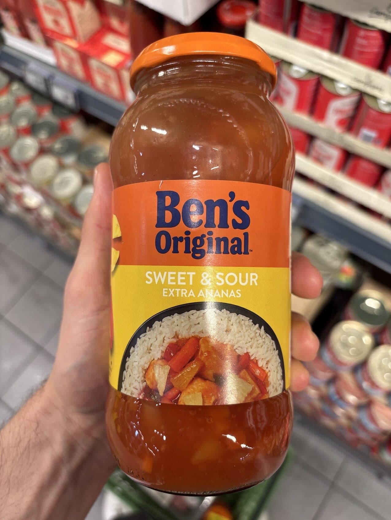 Ben's Original Sweet & Sour Extra Ananas packshot