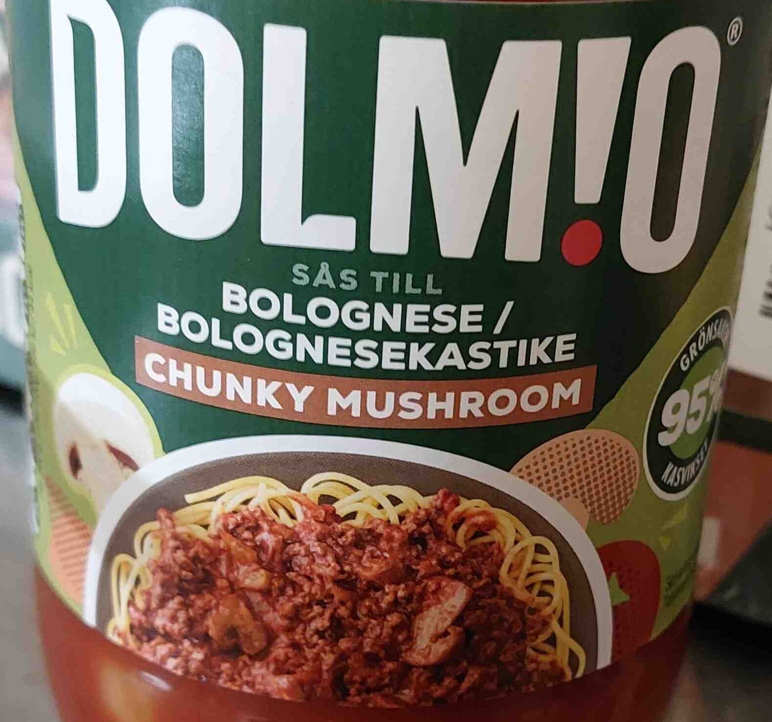 Dolmio Bolognesekastike chunku mushroom packshot