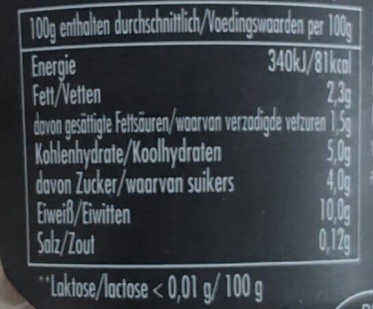 Ehrmann High protein double choc packshot