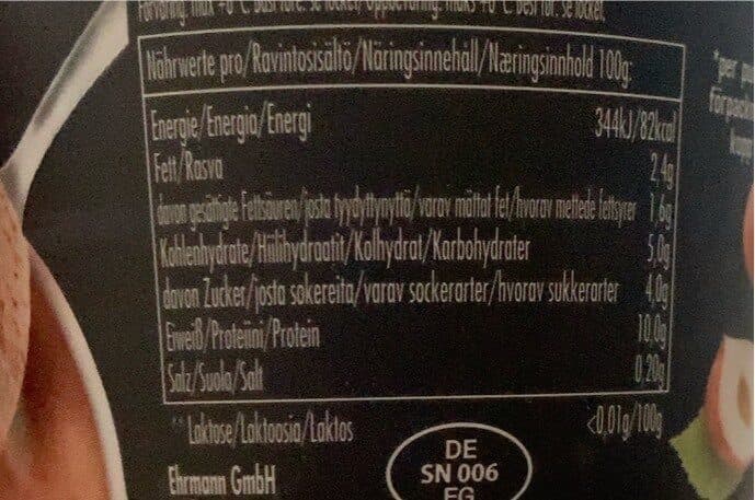Ehrmann High Protein Hazelnut Mousse packshot