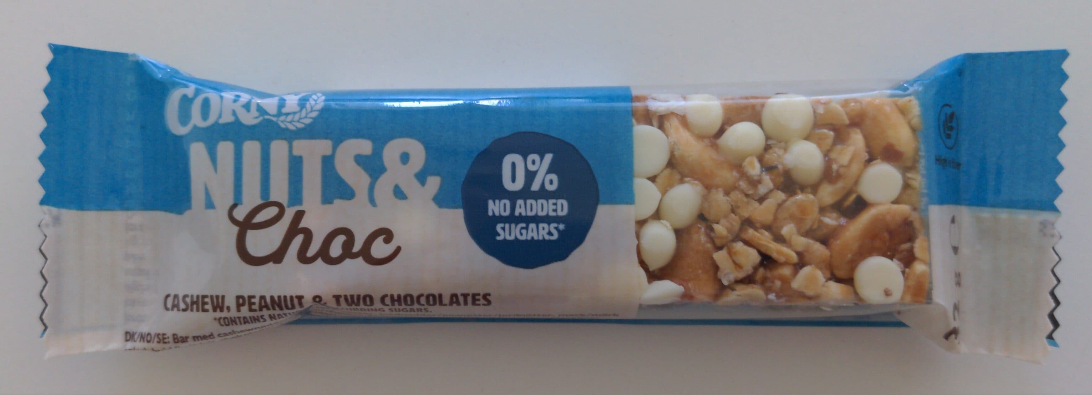 CORNY NUTS & CHOC packshot