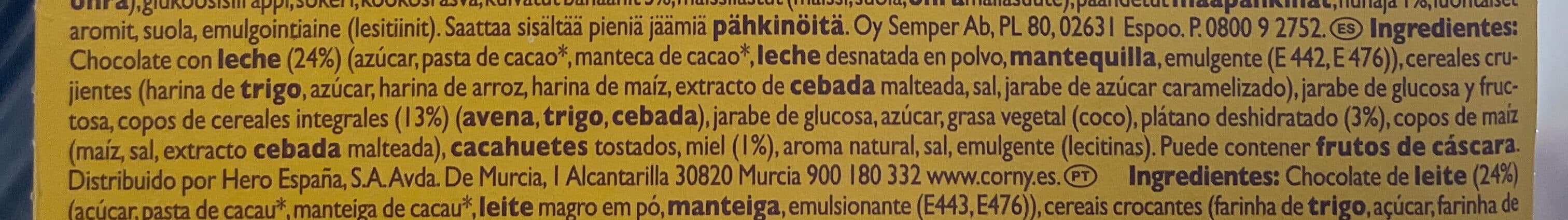 Corny Corny Chocolate Banana packshot