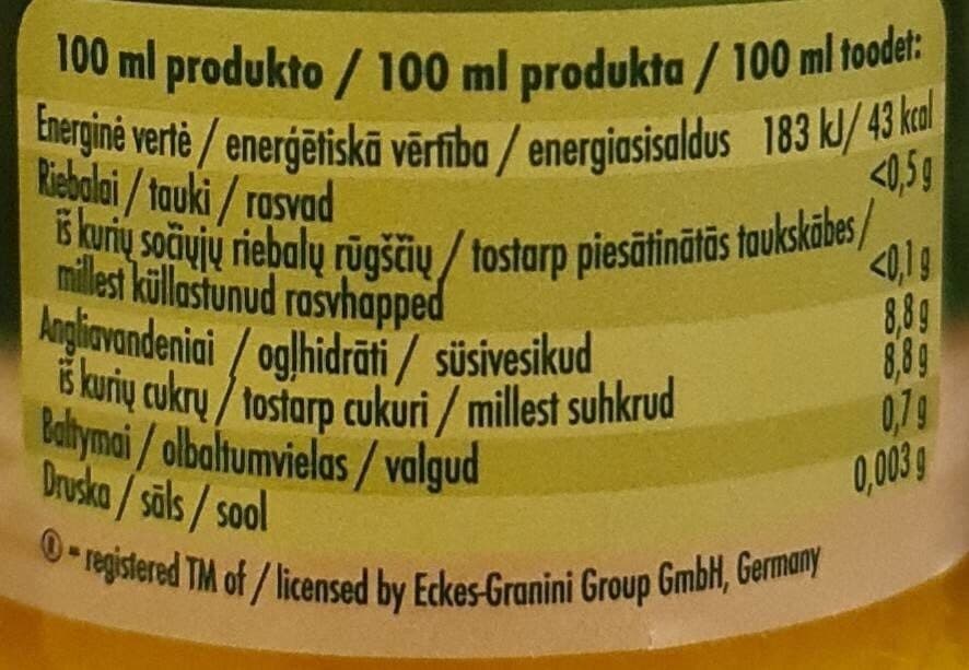 Granini Granini Orange with pulp packshot