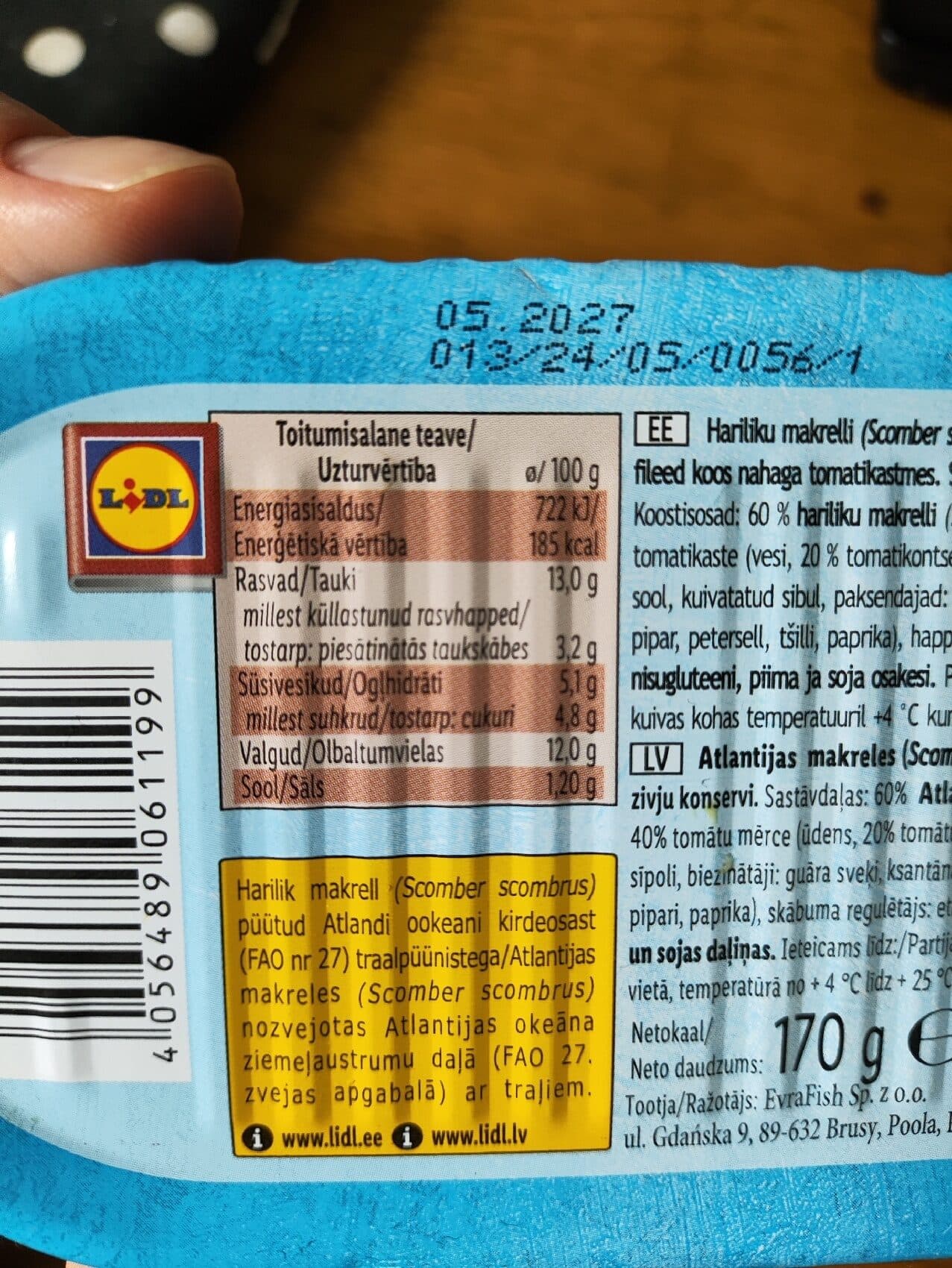 Nixe Mackerel In Tomato Sauce packshot
