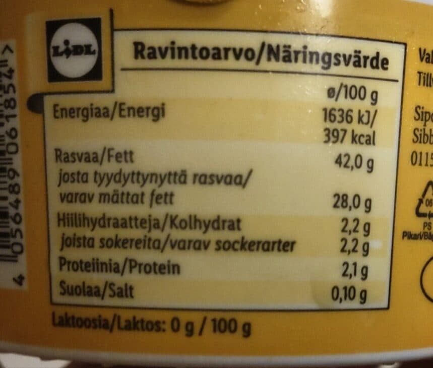 Pohjolan Meijeri Smetana laktoositon packshot