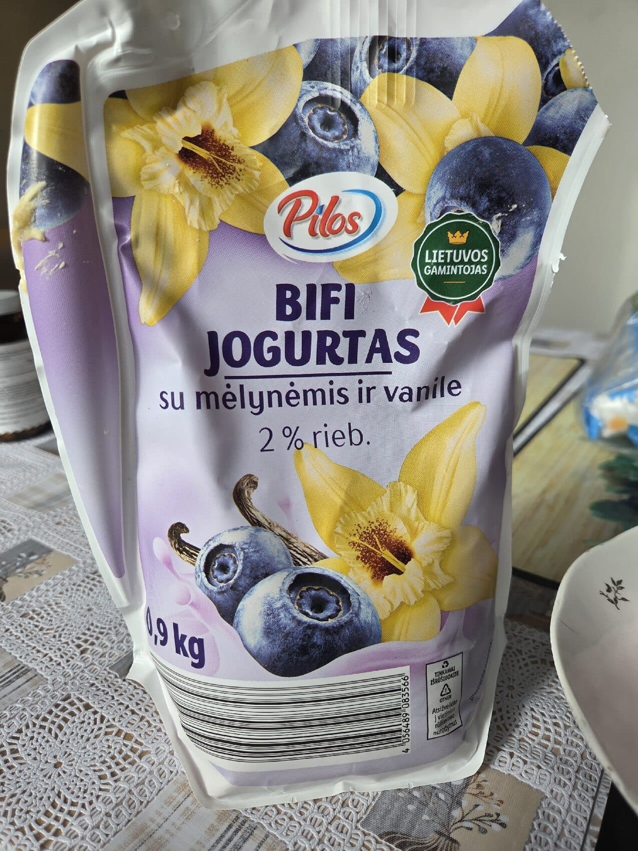 Pilos Bifi Jogurtas Su Mėlynėmis packshot
