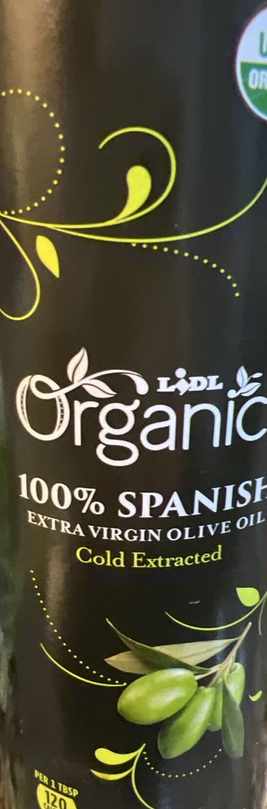LIDL Huile d'olive vierge extra origine Espagne extraite à froid bio packshot