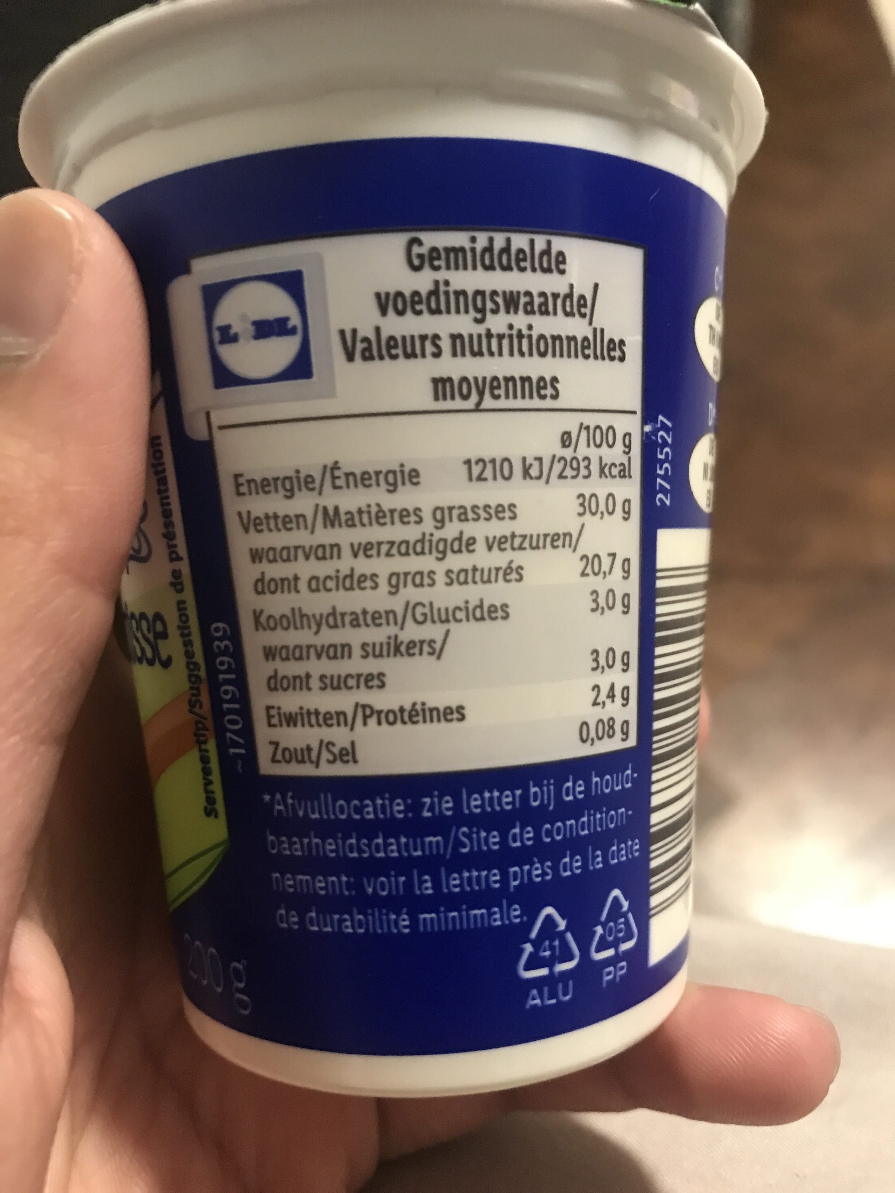 Milbona Ranskankerma 30% packshot