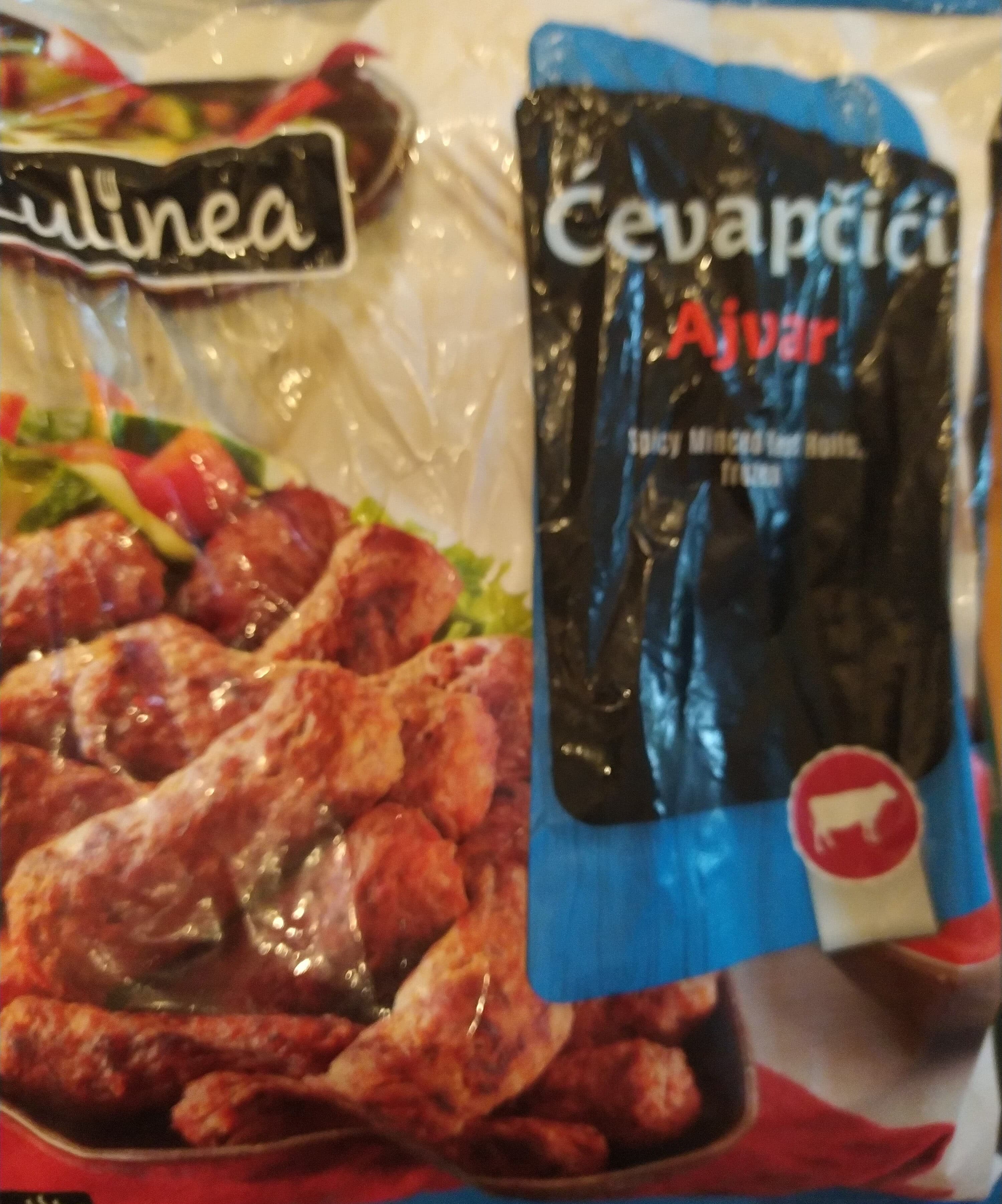 Culinea Maustettu naudanlihakääryle /Cevapcici packshot