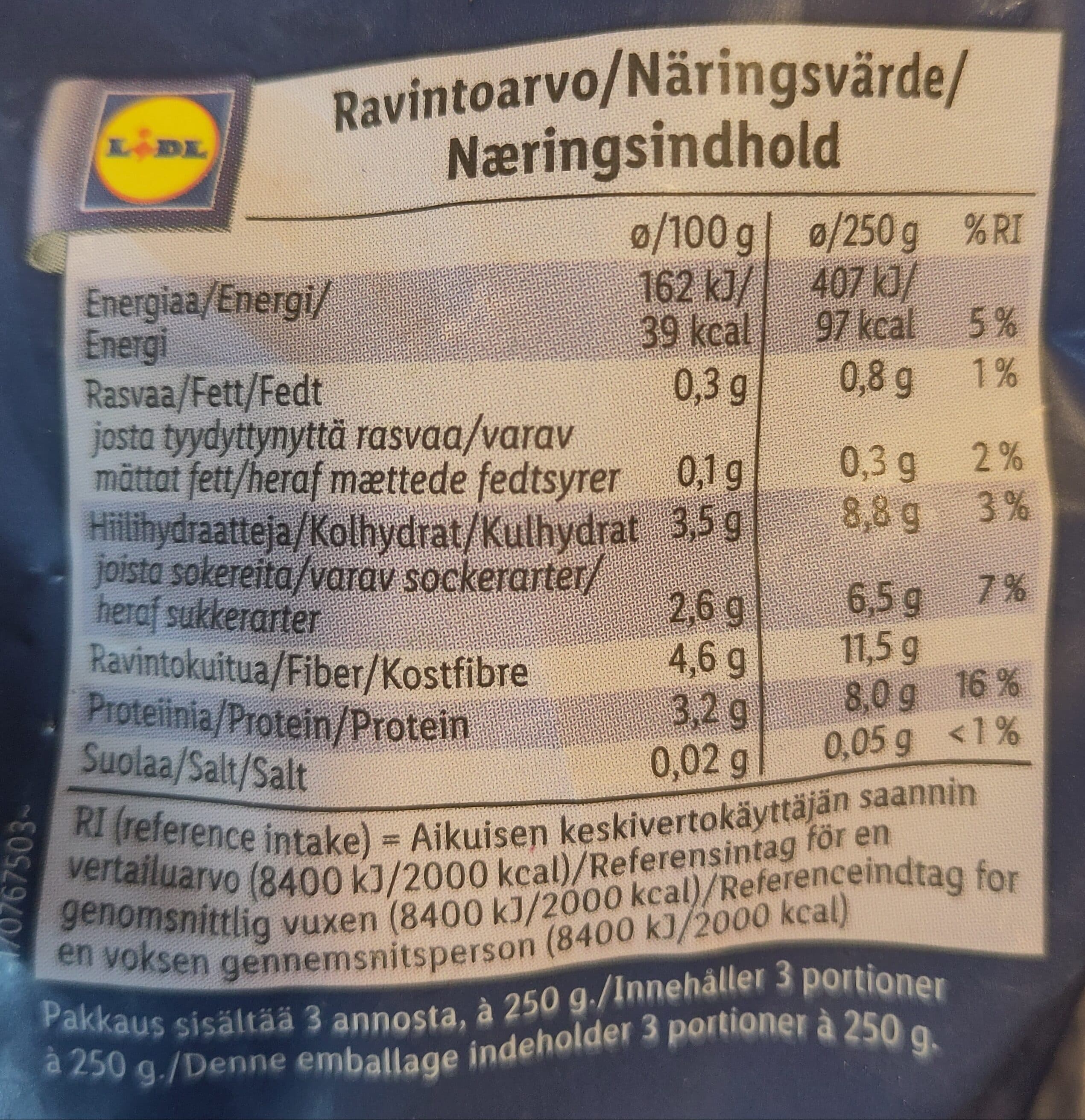 Freshona Ruusukaali packshot