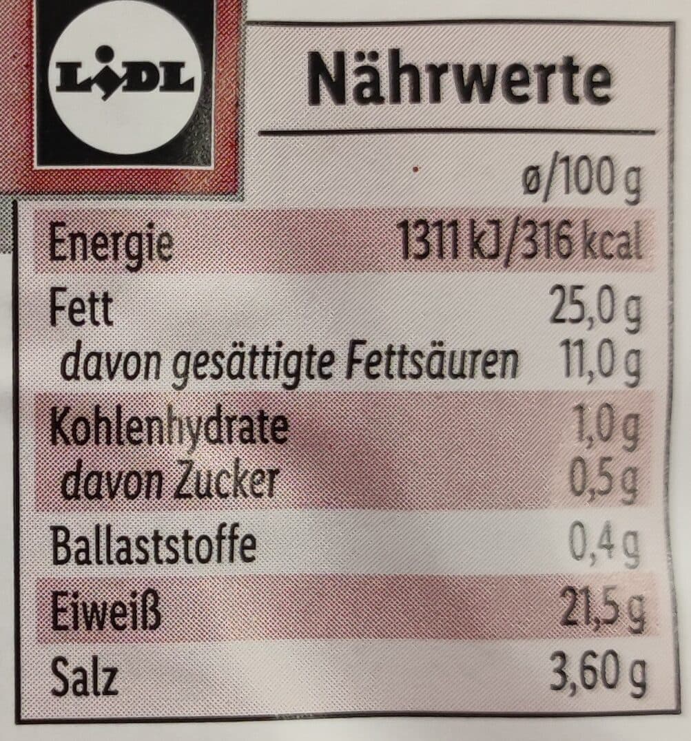 Dulano Edel Salami Rind packshot