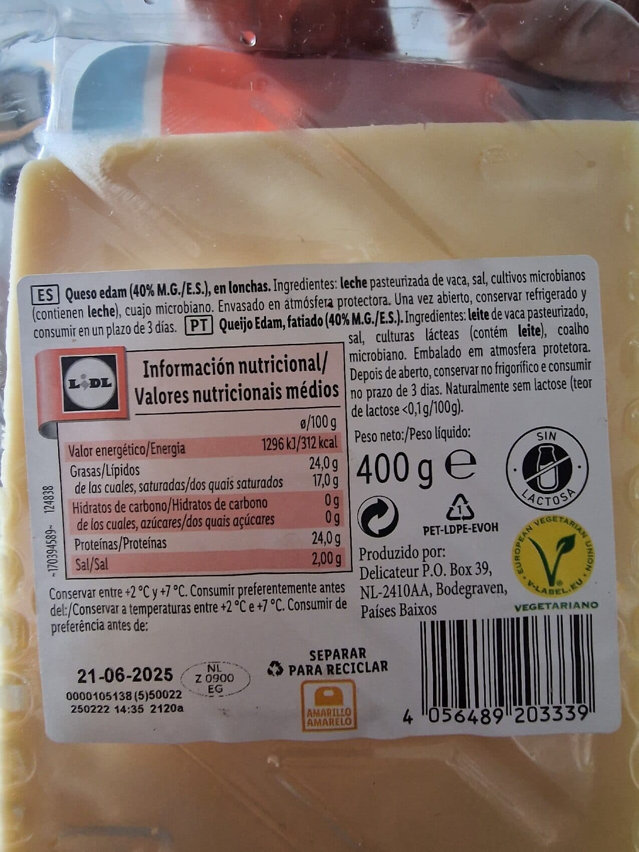 Milbona Edam packshot