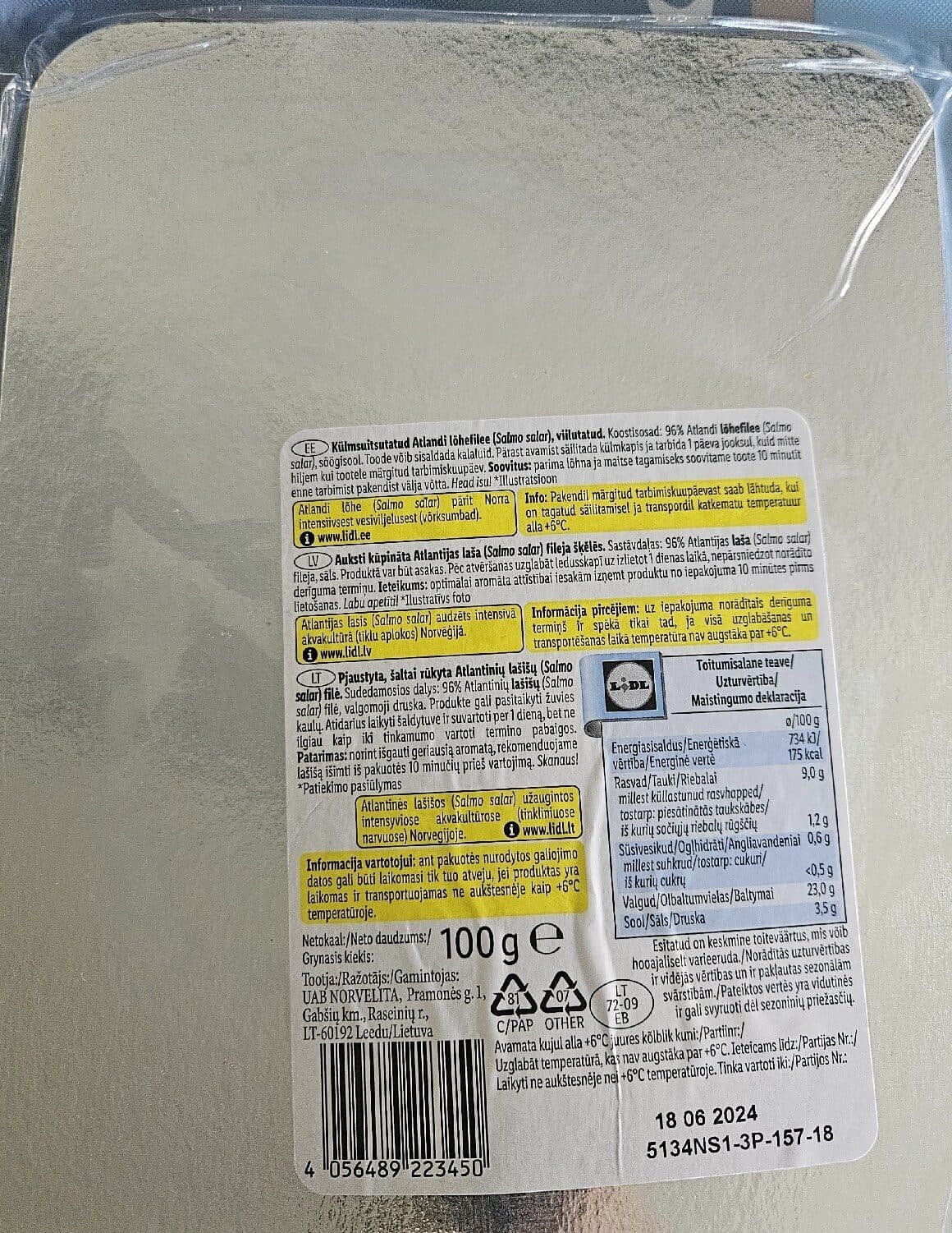 Nautica Cold Smoked Salmon packshot