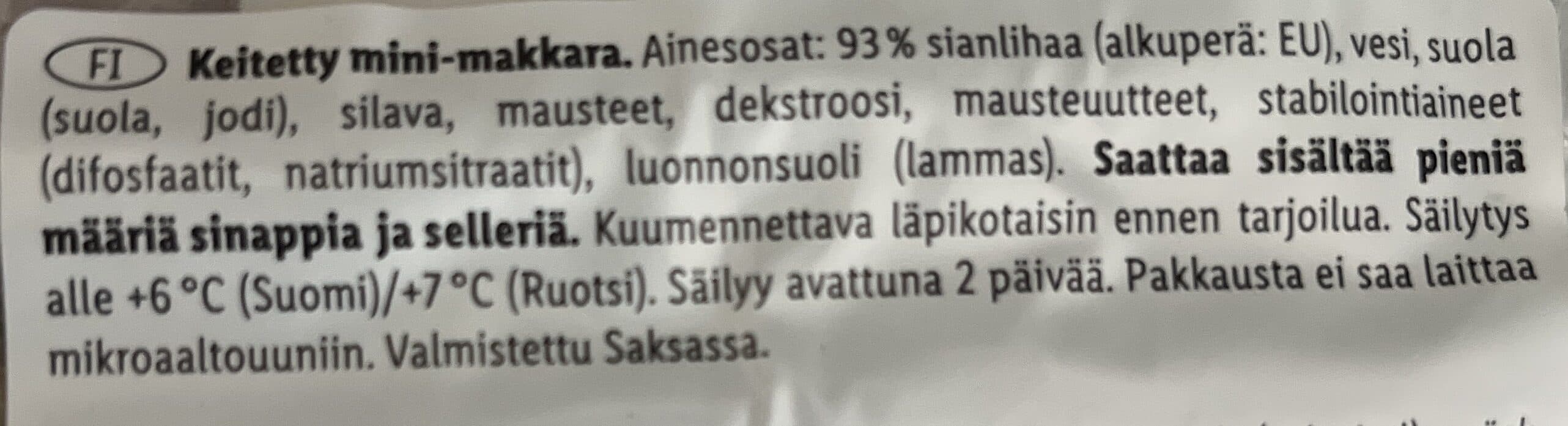 Dulano Mini braatvursti packshot