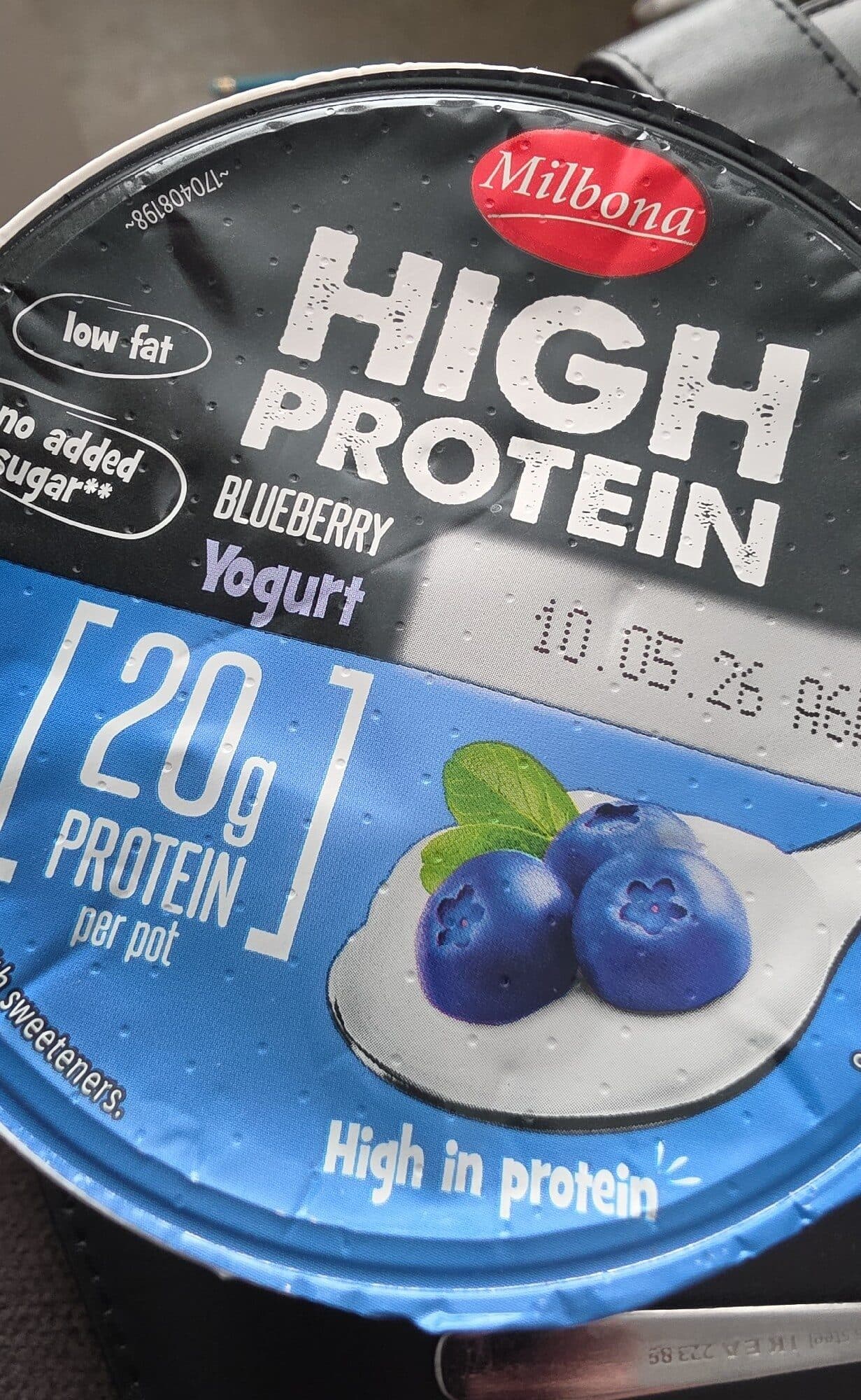 Lidl High Protein Blueberry milk product packshot