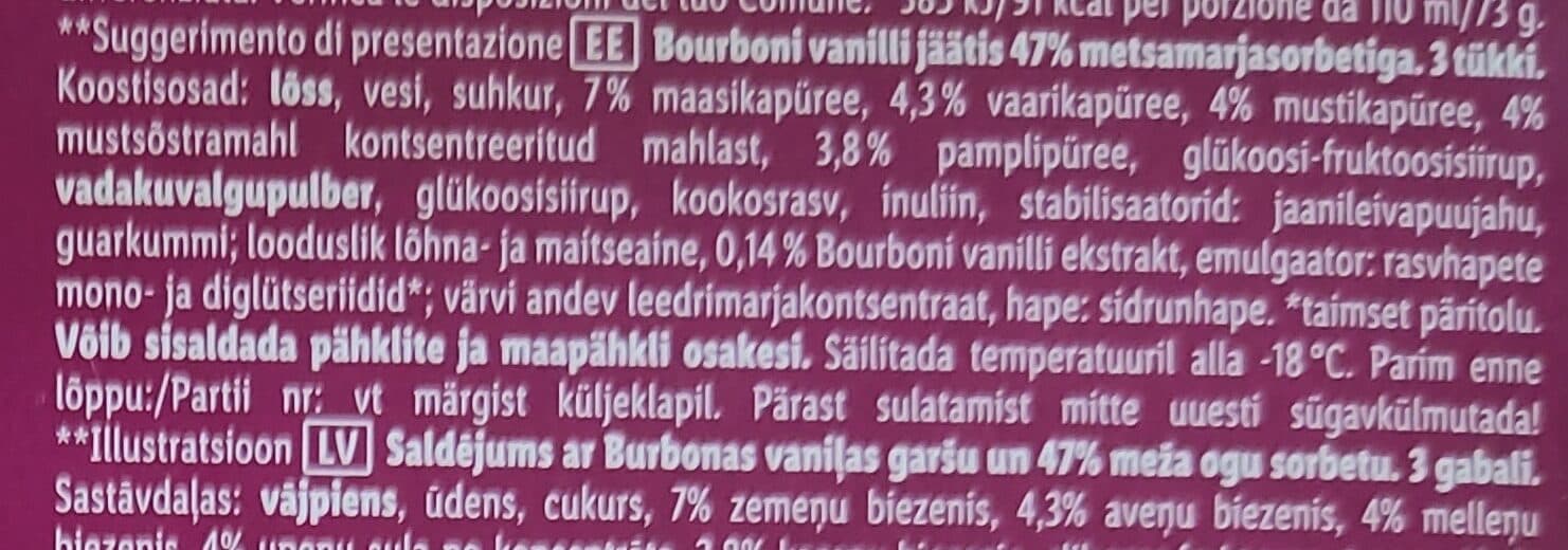 Gelatelli Mixed berries with a fruity sauce packshot