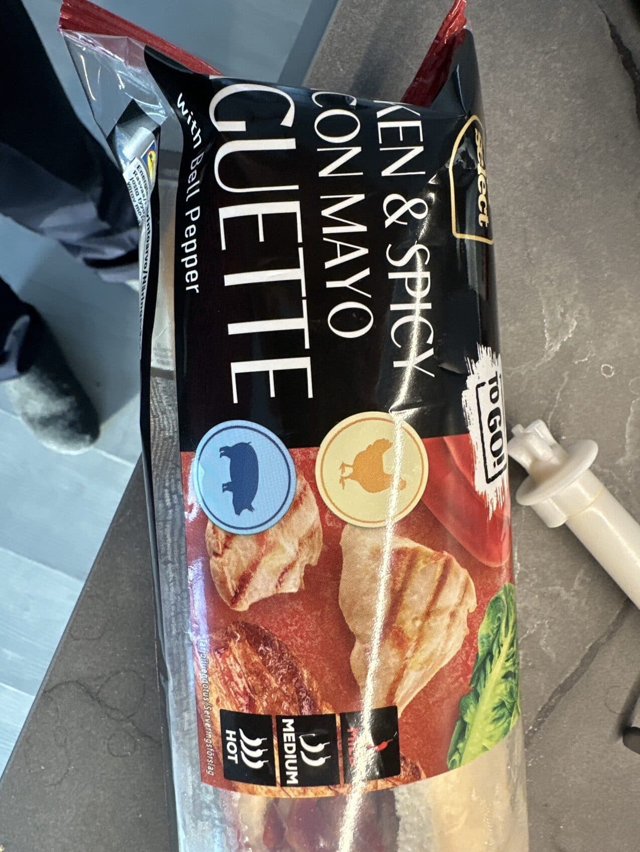 Chef Select Baguette With Chicken Bell Pepper And Bacon Mayo packshot