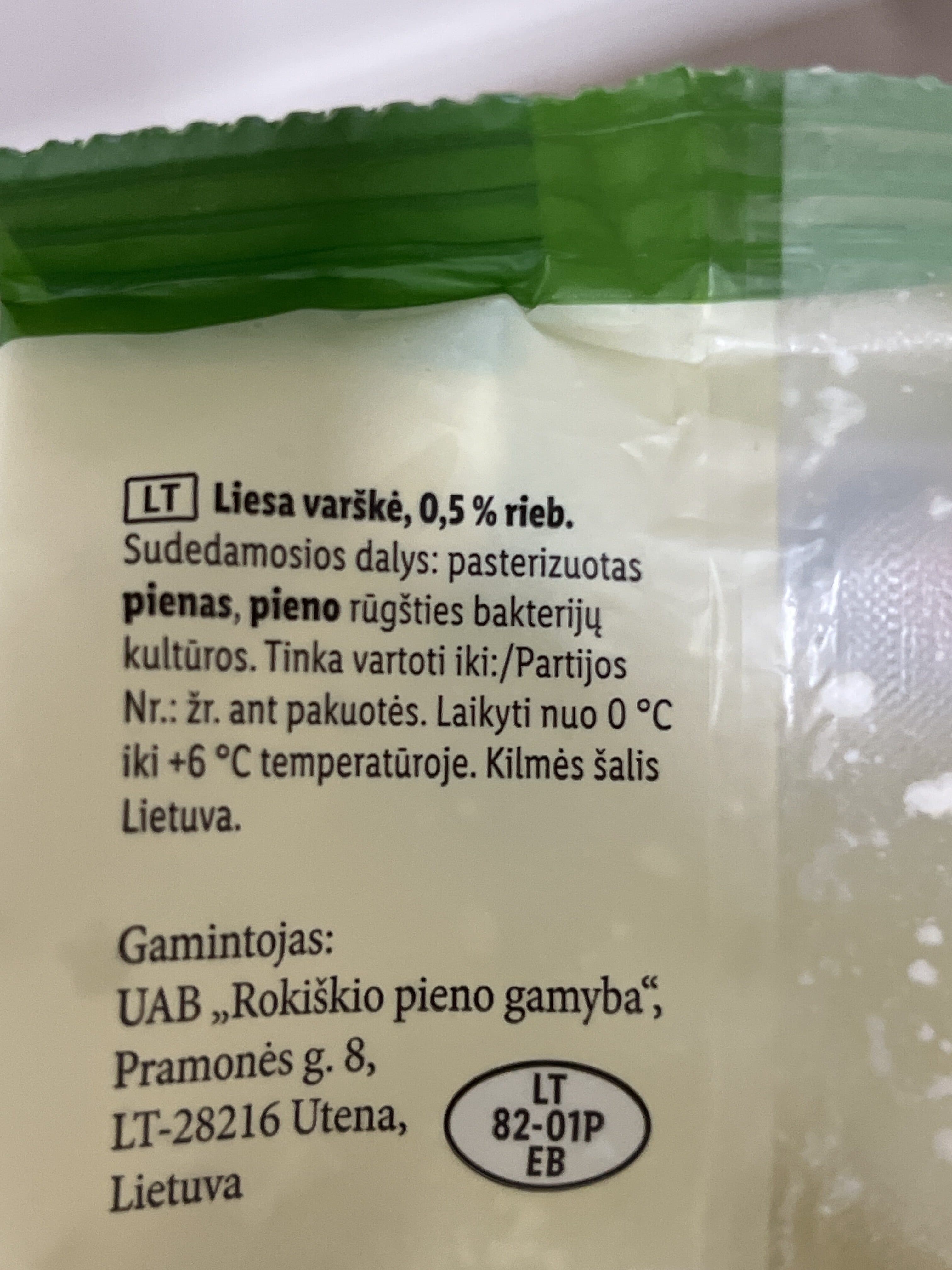 Pilos Liesą varškė packshot