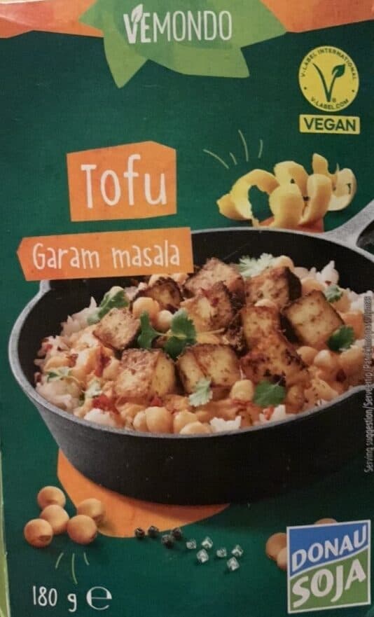 Vemondo Tofu Garam masala packshot