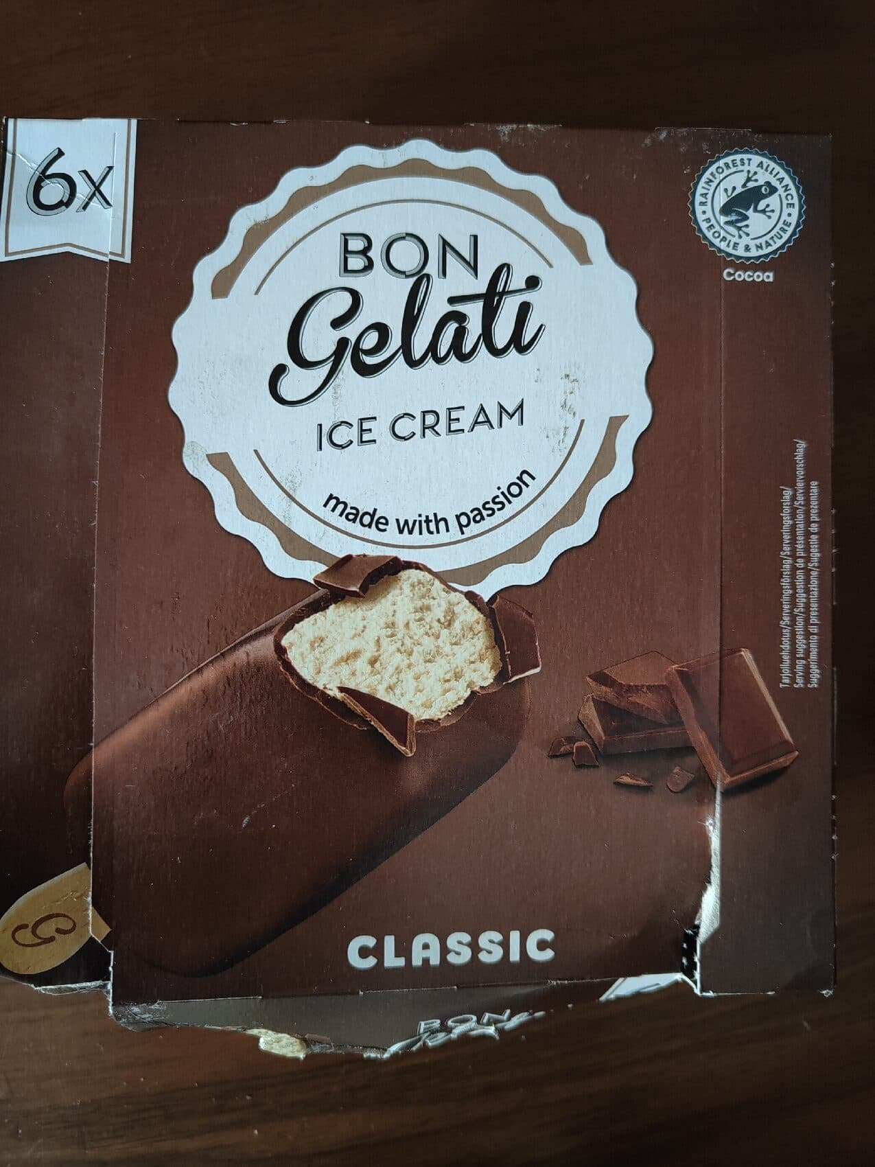 Bon Gelati (Lidl) Ice Cream (Classic) packshot