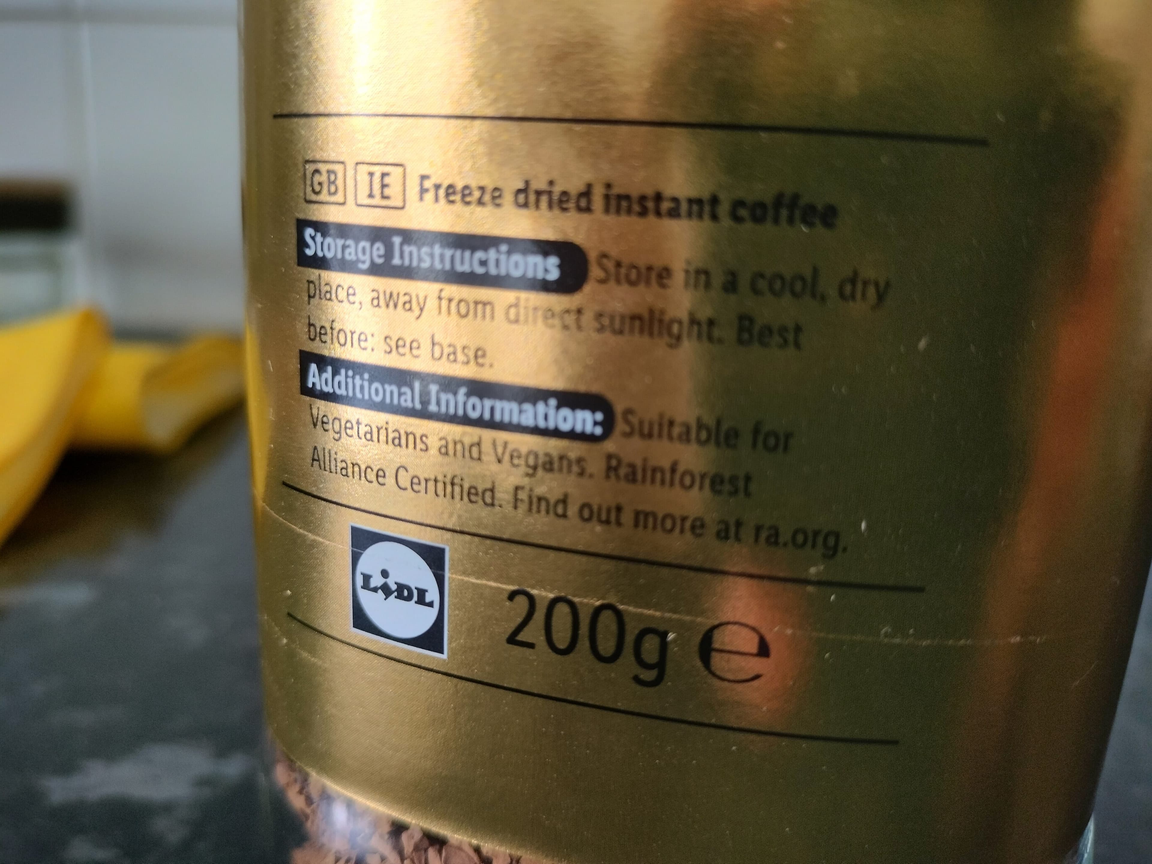 Bellarom Freeze Dried Instant Coffee packshot