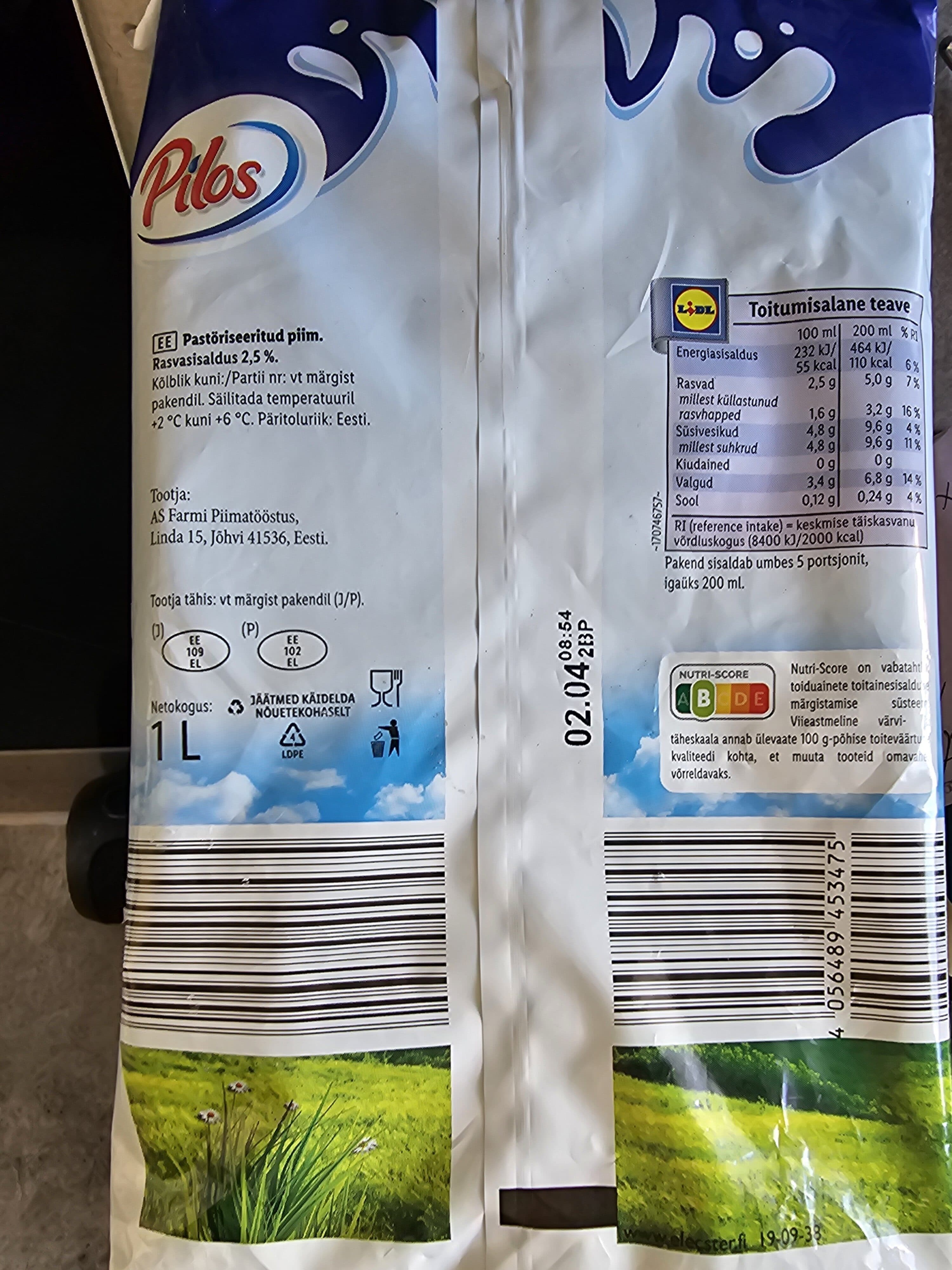 Pilos Piim 2,5 packshot