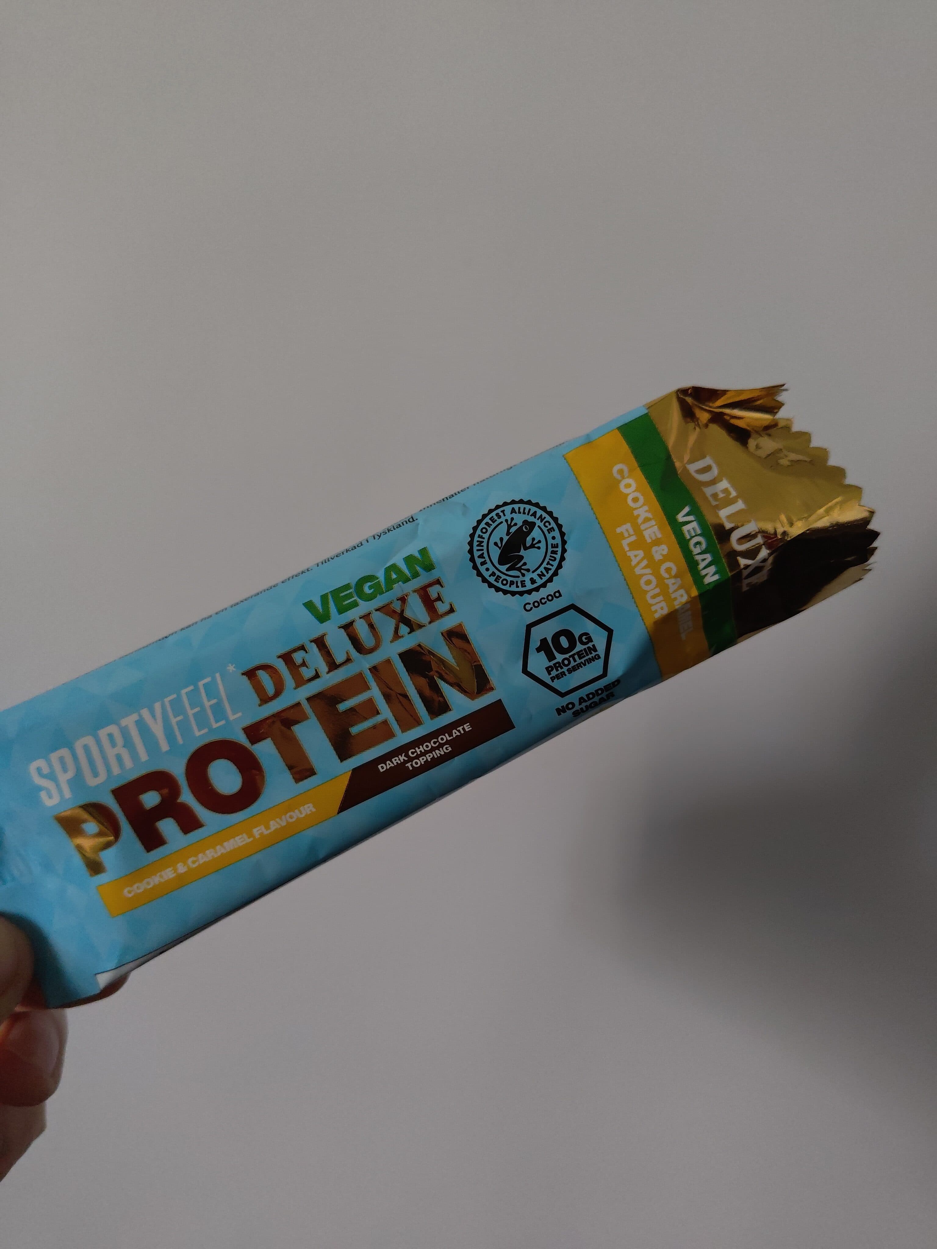 SportyFeel Protein bar (cookie & caramel) packshot