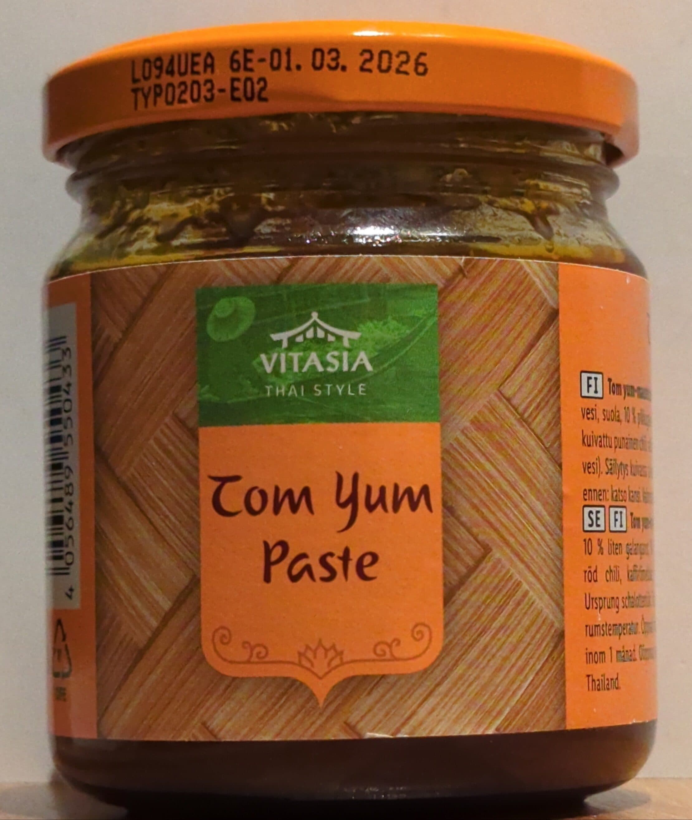 Vitasia Tom Yum Paste packshot