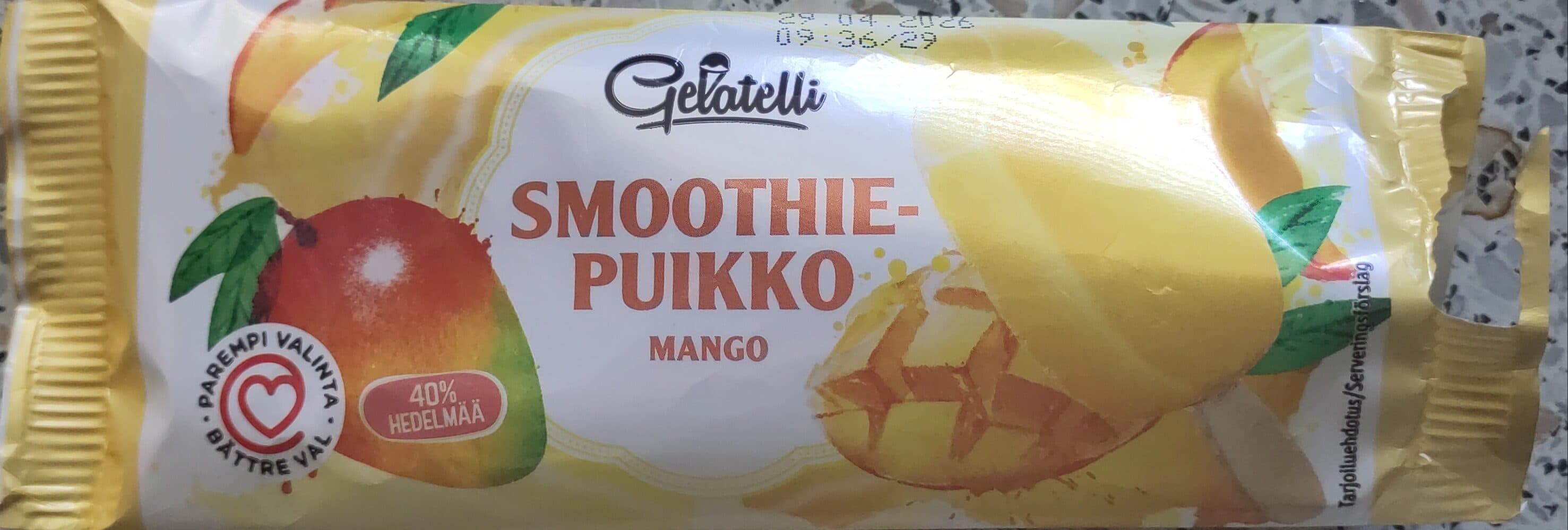 Gelatelli Smoothiepuikko mango packshot