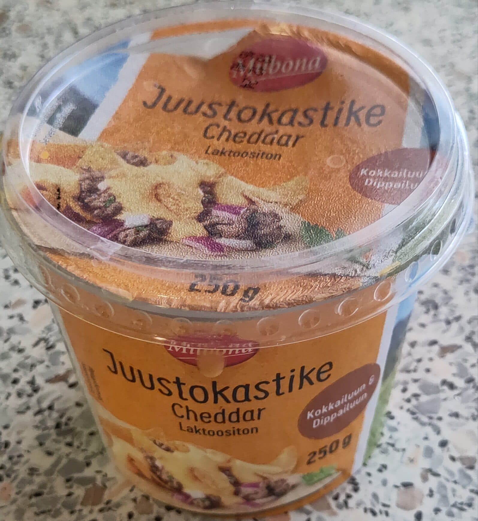 Milbona Juustokastike cheddar laktoositon packshot