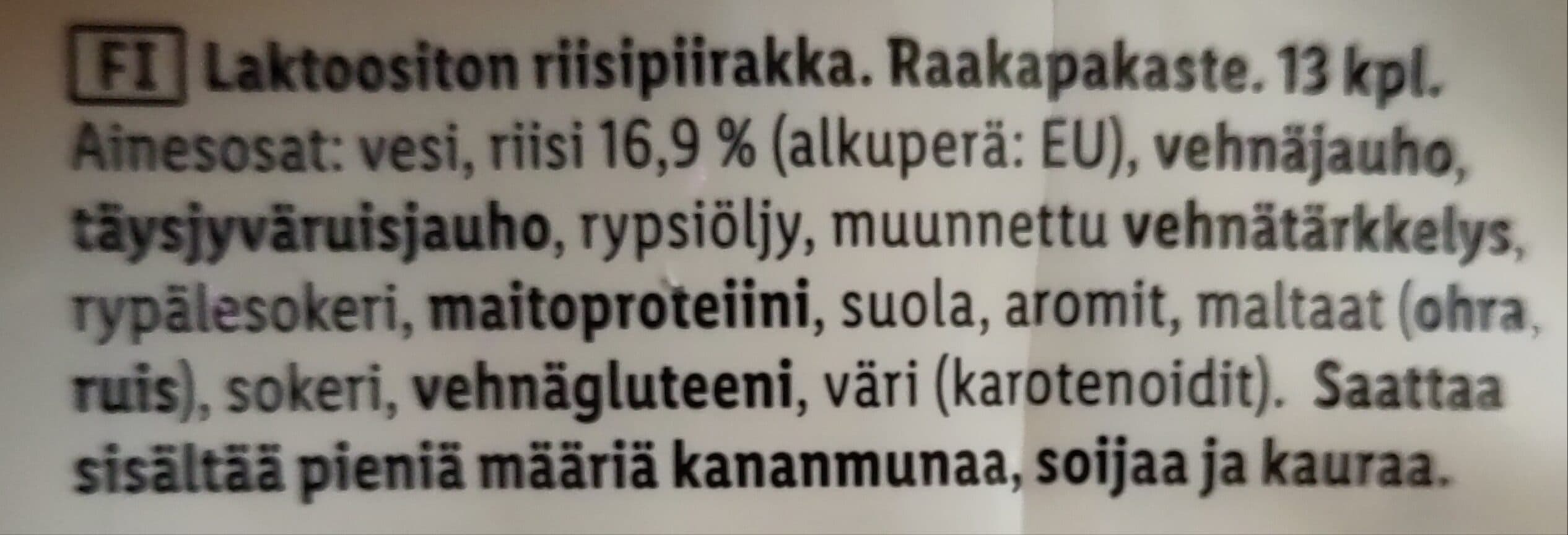 Mylly Kivi Riisipiirakka packshot