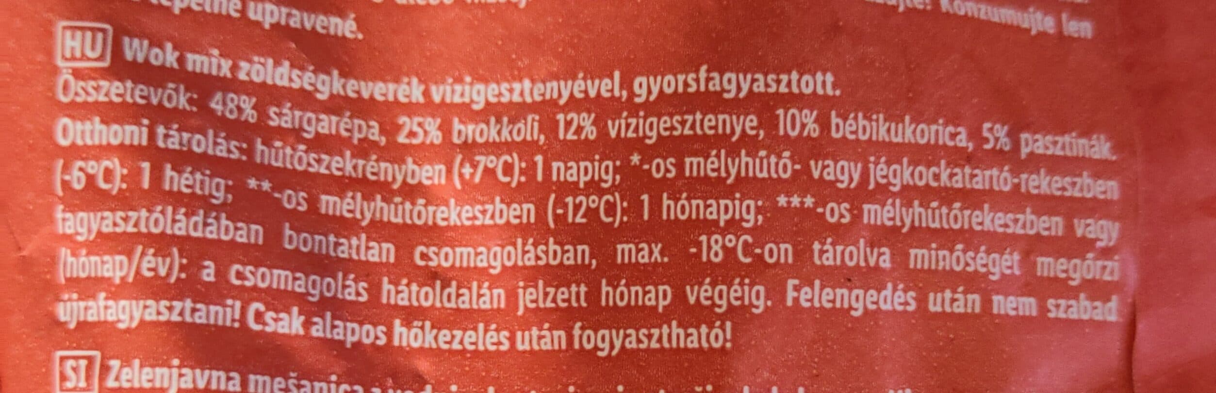 Lidl Wokmix classic packshot