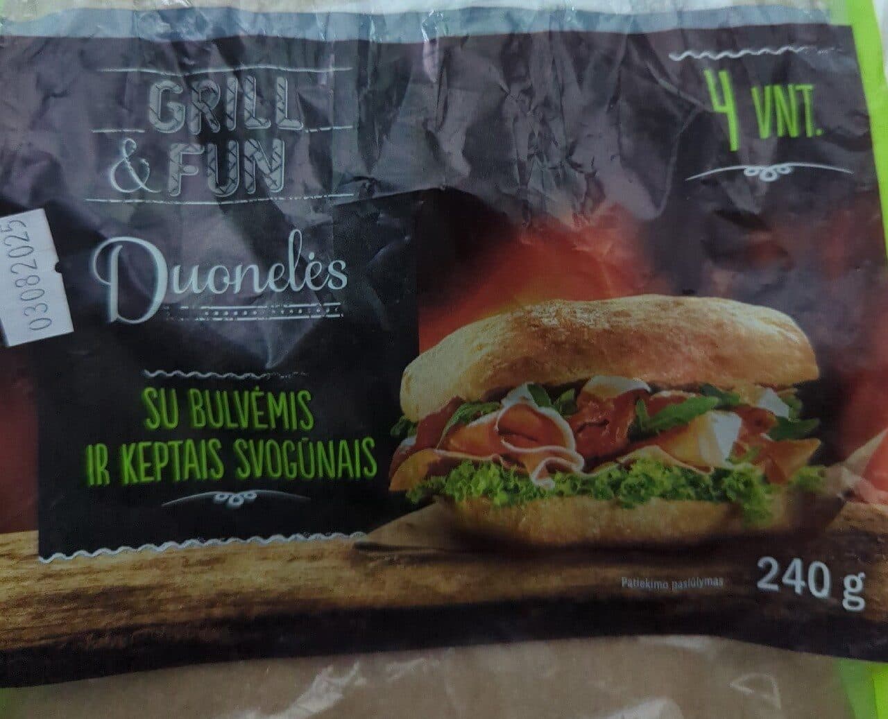 Grill & Fun Duonelės Su Bulvėmis Ir Keptais Svogūnais packshot