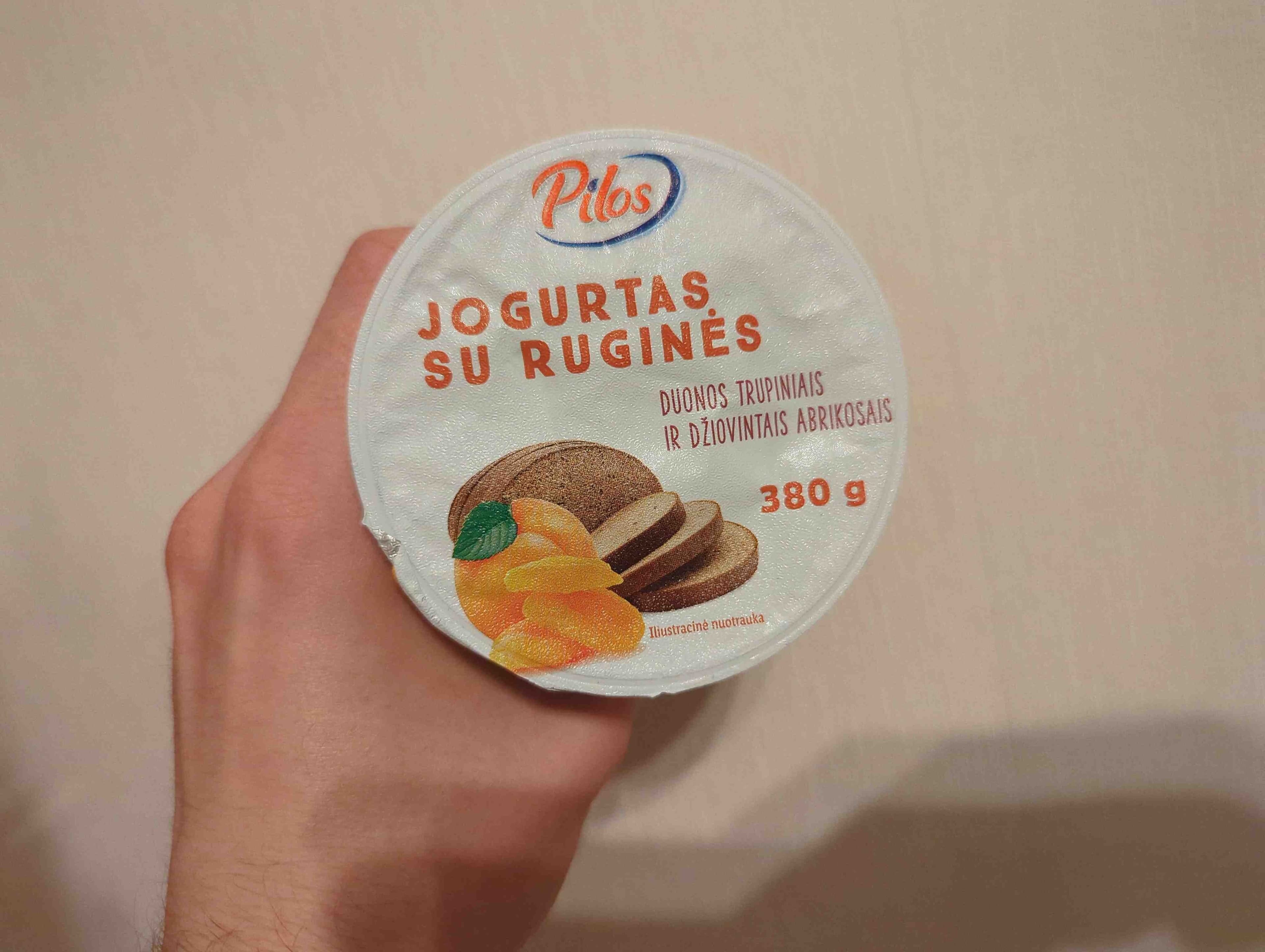 Pilos Jogurtas su ruginės duonos trupiniais ir džiovintais abrikosais packshot