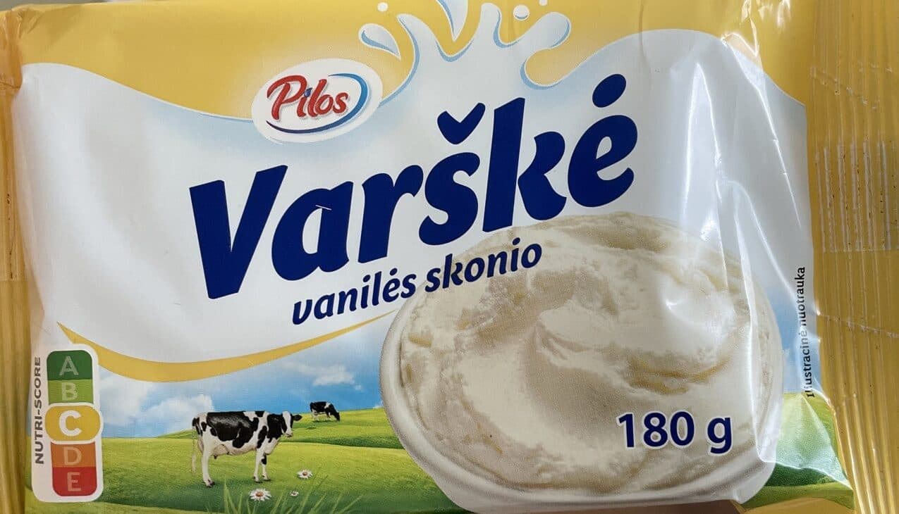 Pilos Varškė Vanilės Skonio packshot