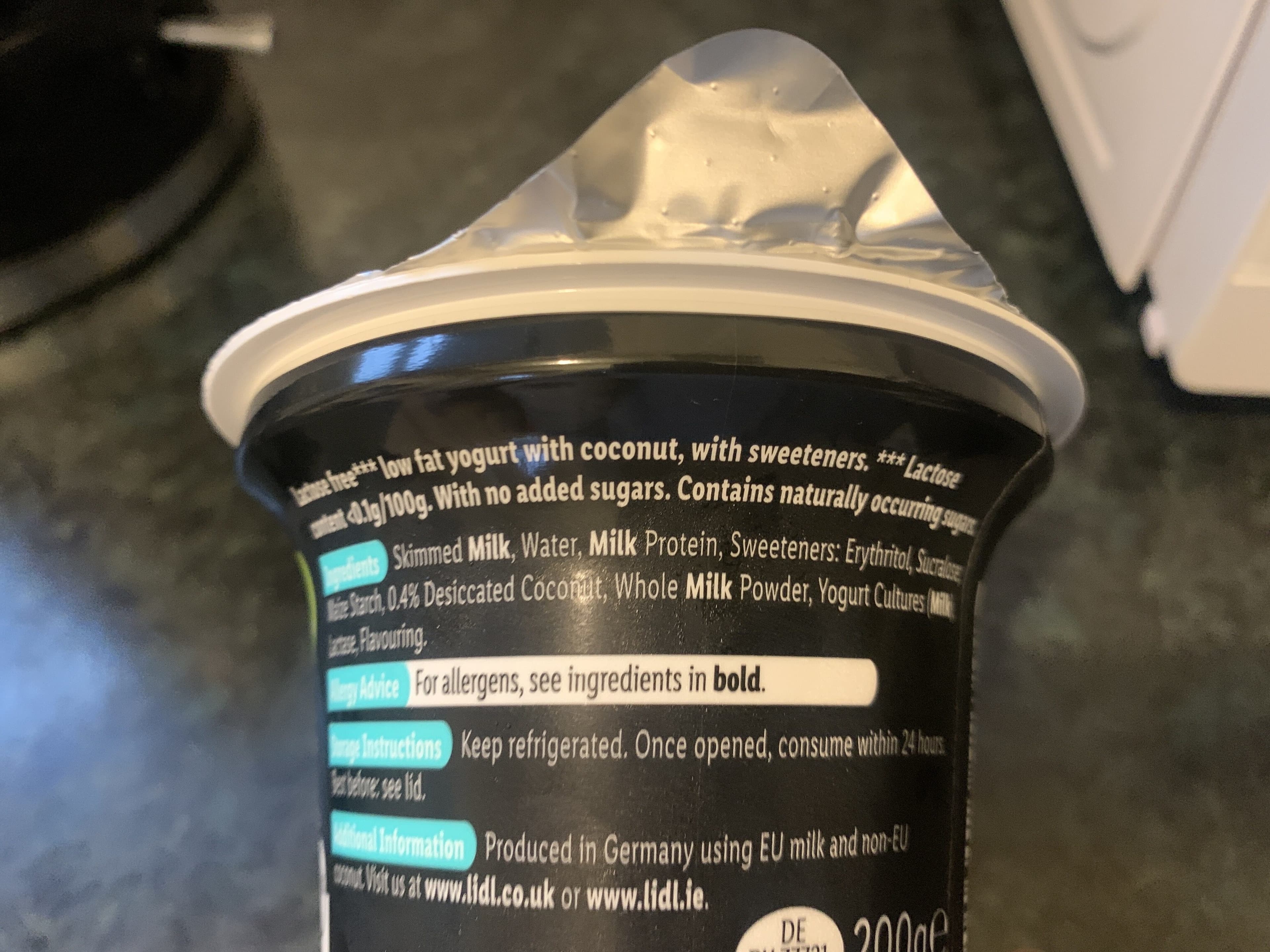 Milbona Yogur High Protein Coco packshot