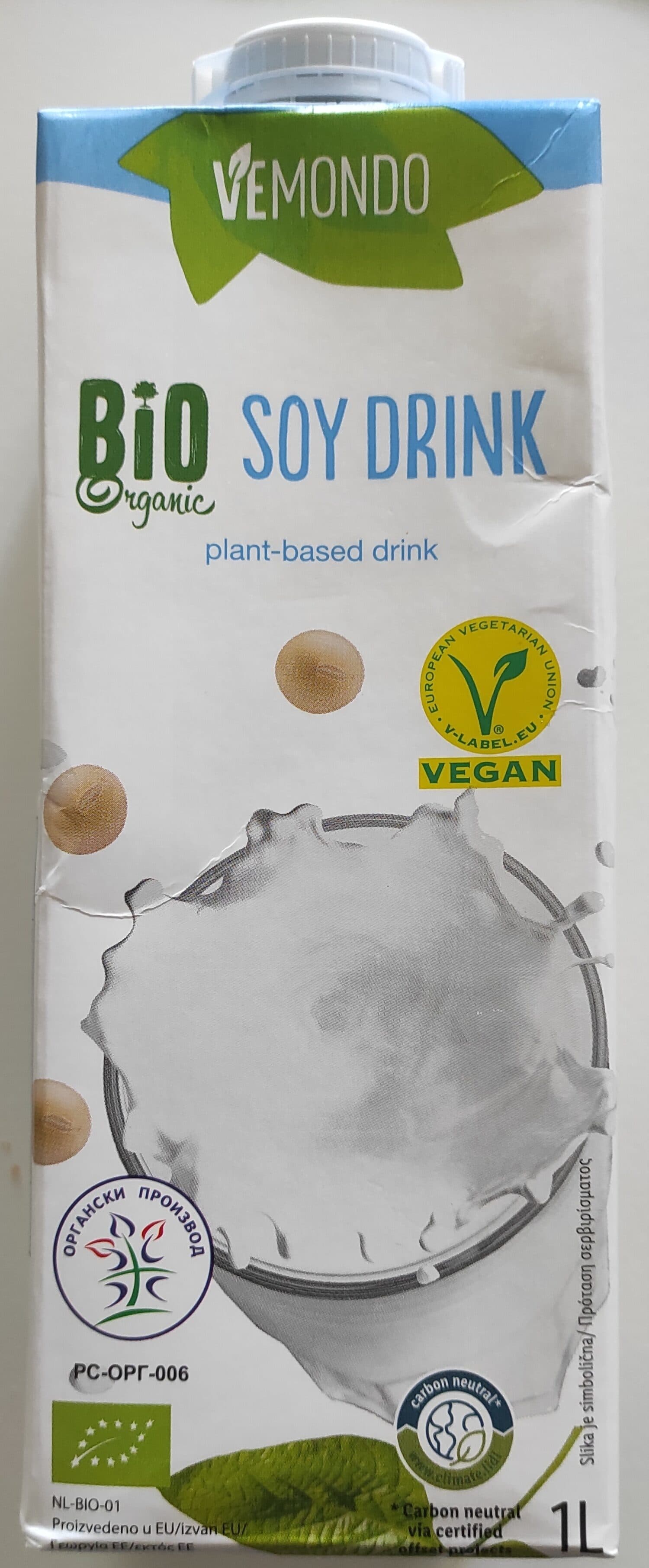 Vemondo Boisson au soja, sucré packshot