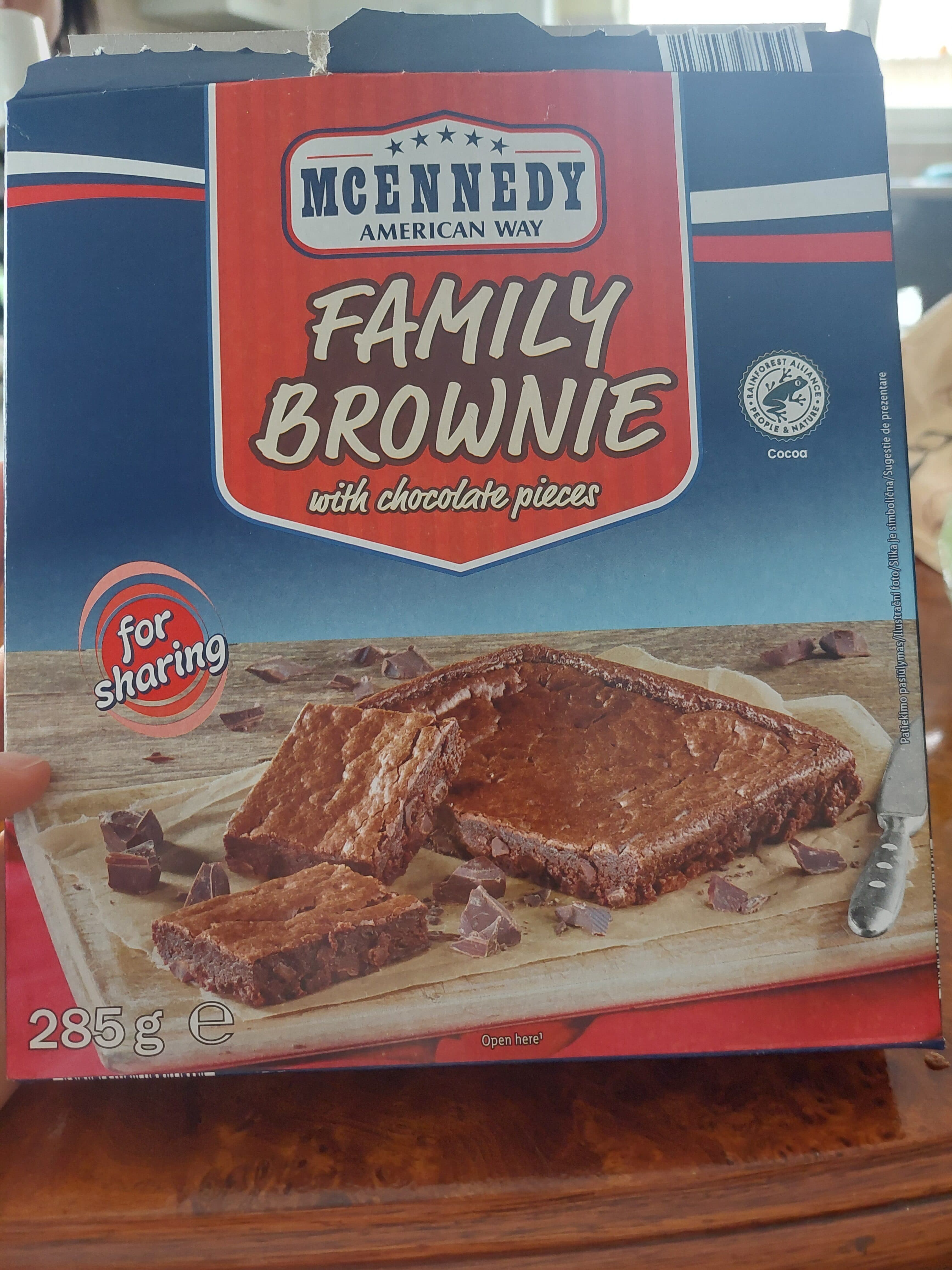 McEnnedy Family Brownie with Chocolate Pieces packshot