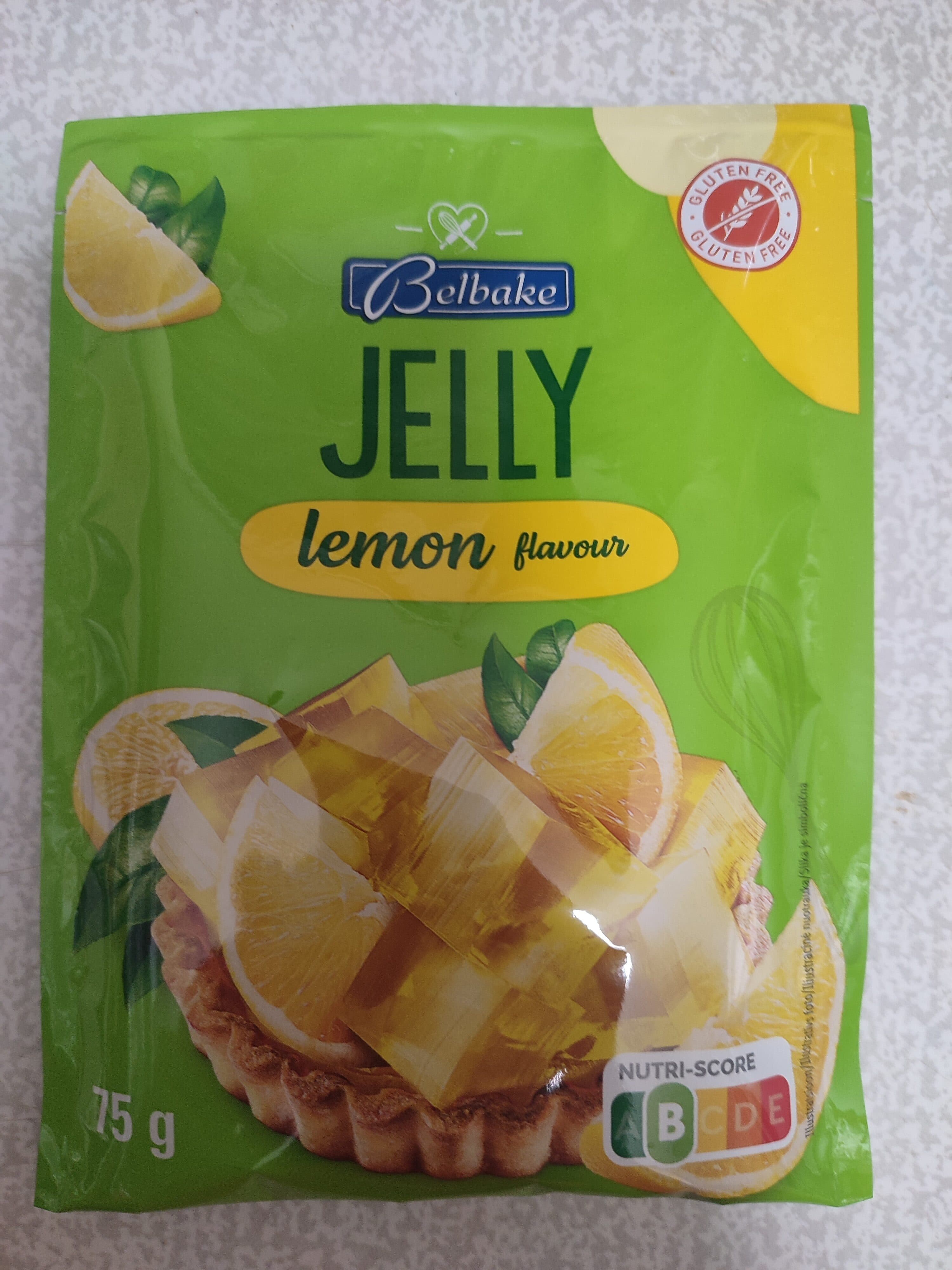 Belbake Jelly lemon flavour packshot