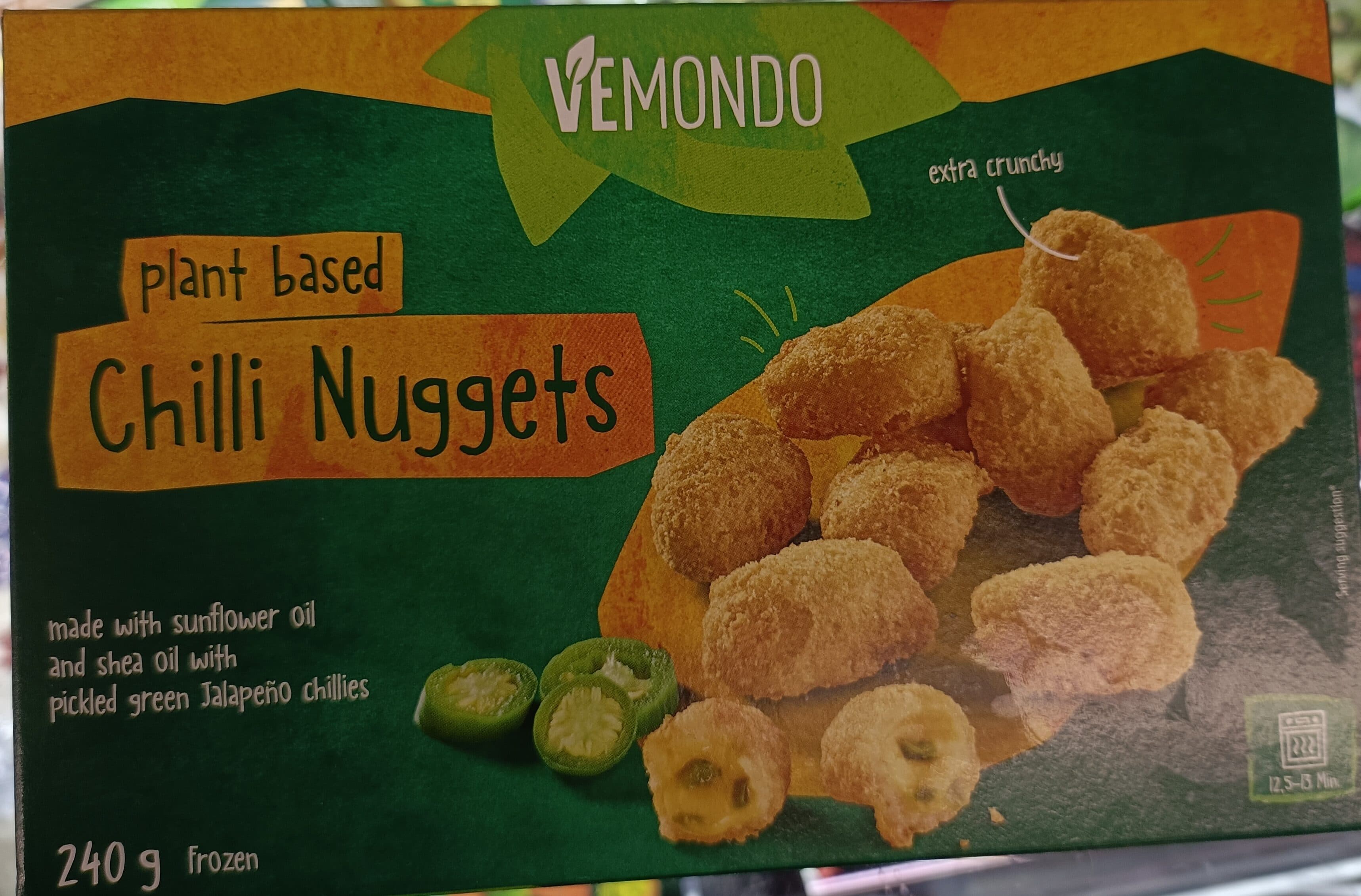 Vemondo Plant based chili nuggets packshot